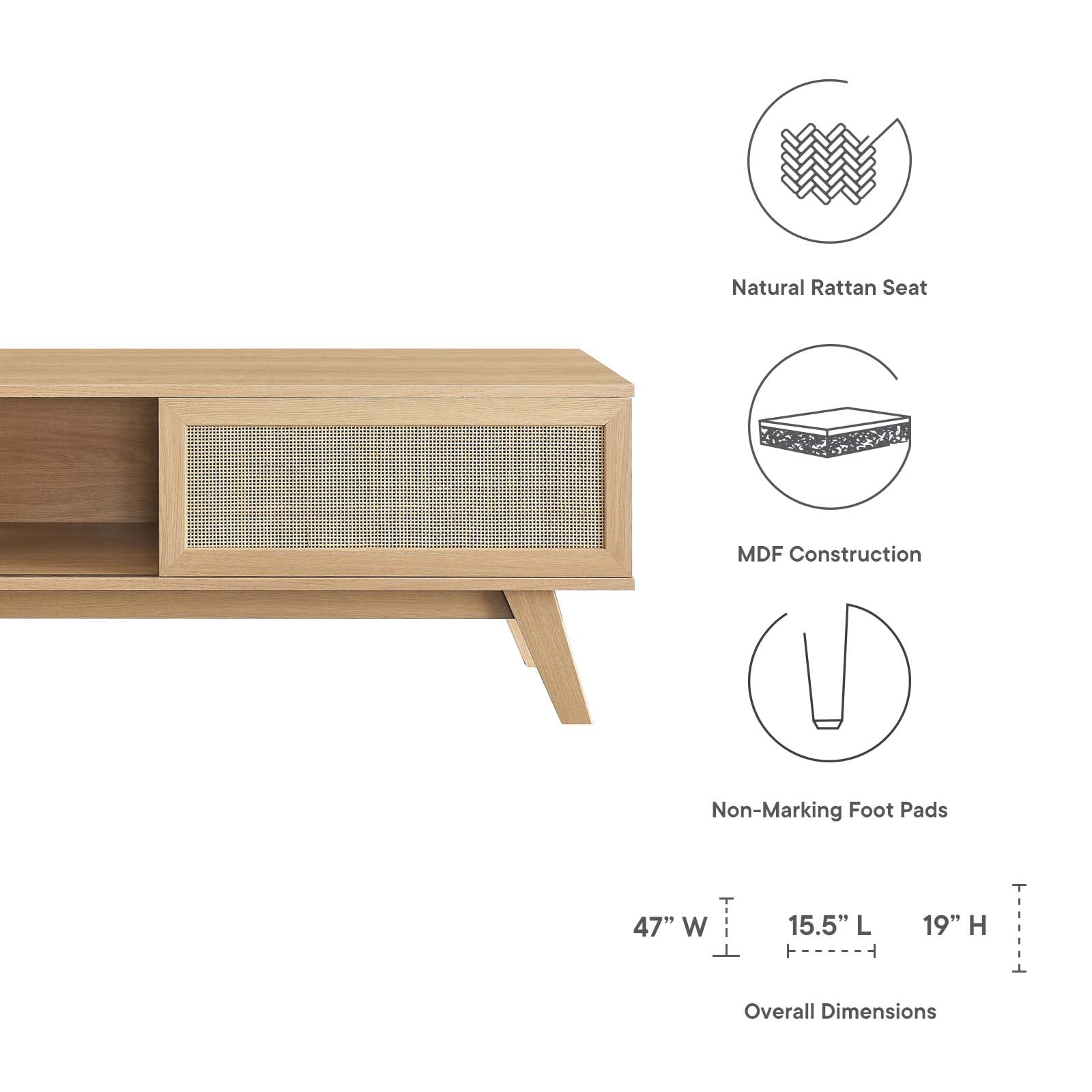 Soma 47" TV Stand By Modway - EEI-6039 - Image 7