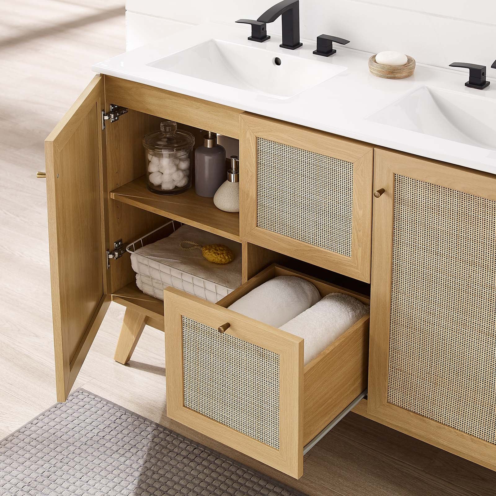 Soma 48” Double Sink Bathroom Vanity By Modway - EEI-6721 - Image 15
