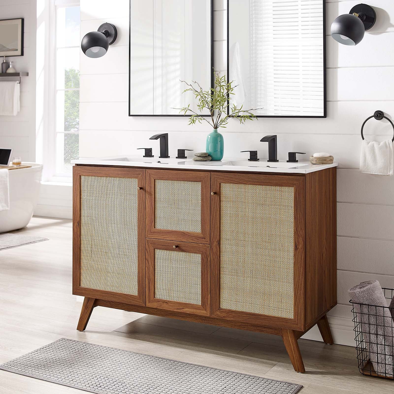 Soma 48” Double Sink Bathroom Vanity By Modway - EEI-6721 - Image 31