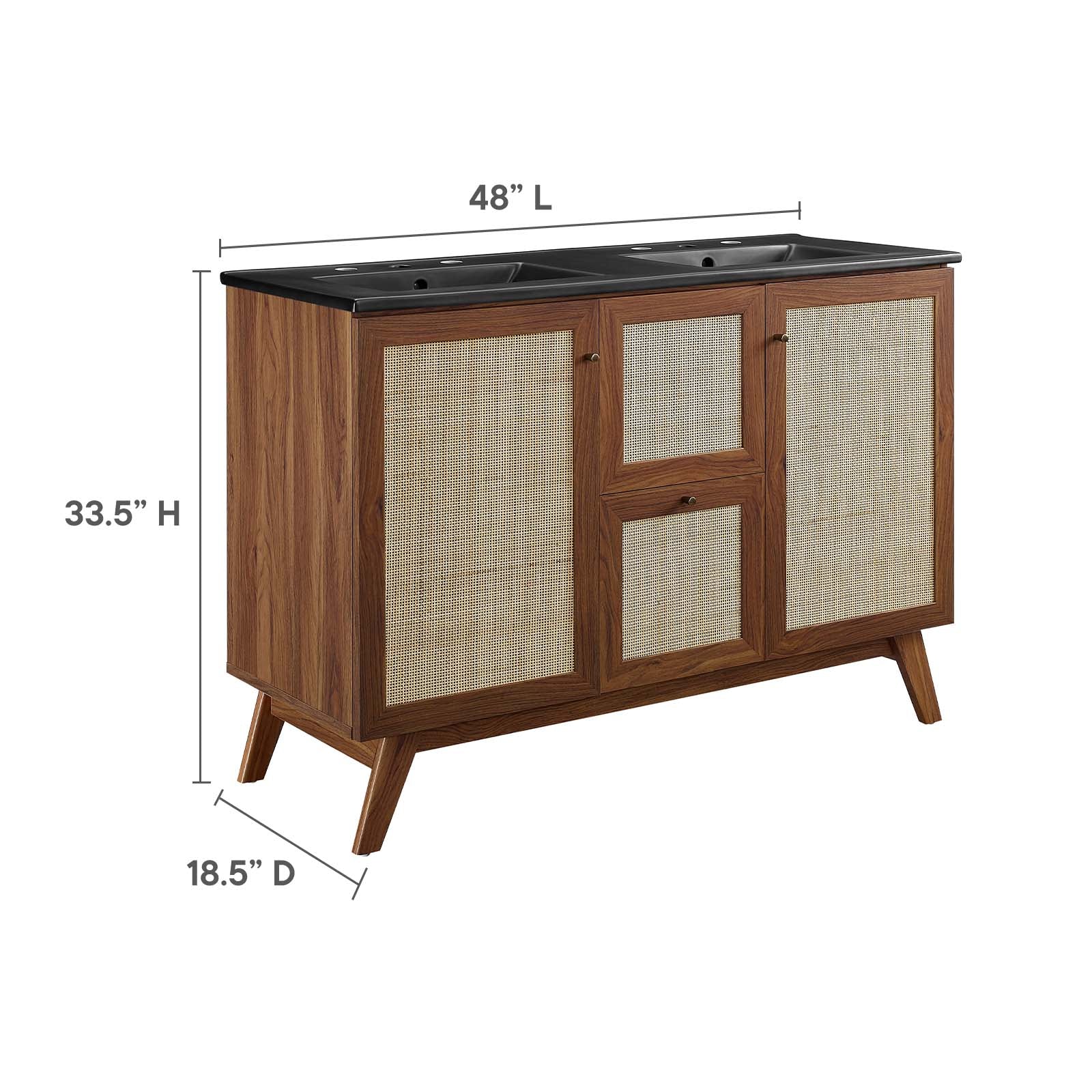 Soma 48” Double Sink Bathroom Vanity By Modway - EEI-6722 - Image 28