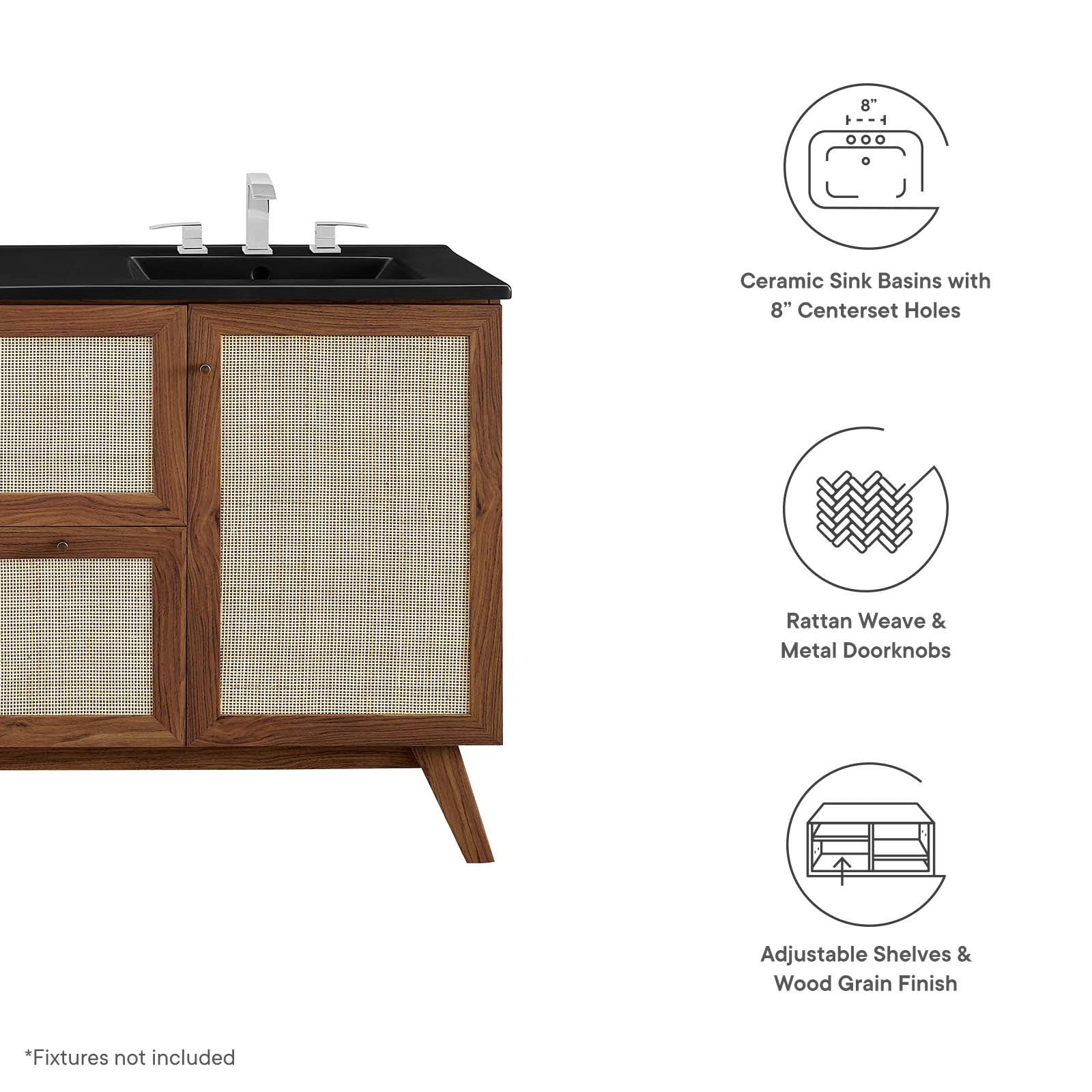 Soma 48” Double Sink Bathroom Vanity By Modway - EEI-6722 - Image 29