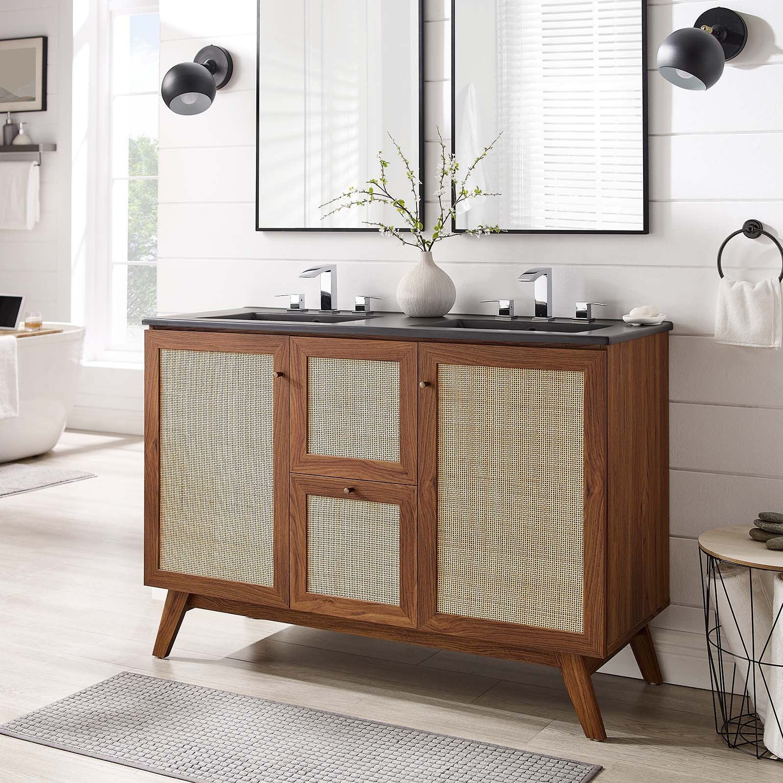 Soma 48” Double Sink Bathroom Vanity By Modway - EEI-6722 - Image 31