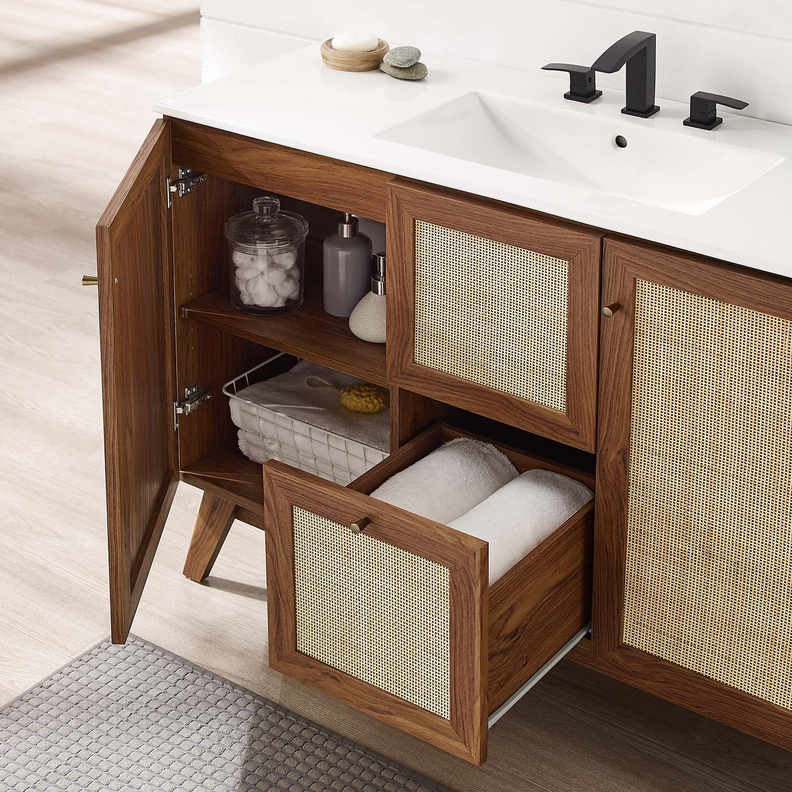 Soma 48” Single or Double Sink Compatible Bathroom Vanity Cabinet (Sink Basin Not Included) By Modway - EEI-6589 - Image 20