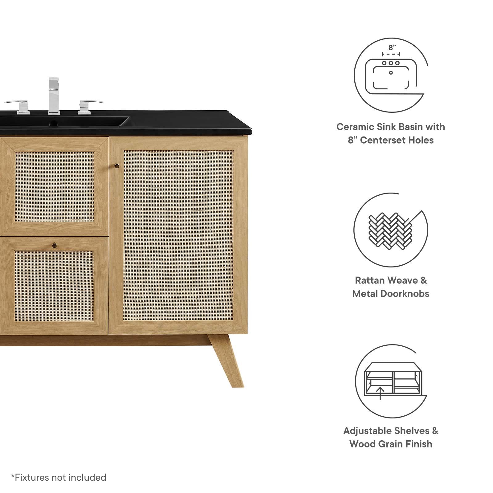 Soma 48” Single Sink Bathroom Vanity By Modway - EEI-6720 - Image 14