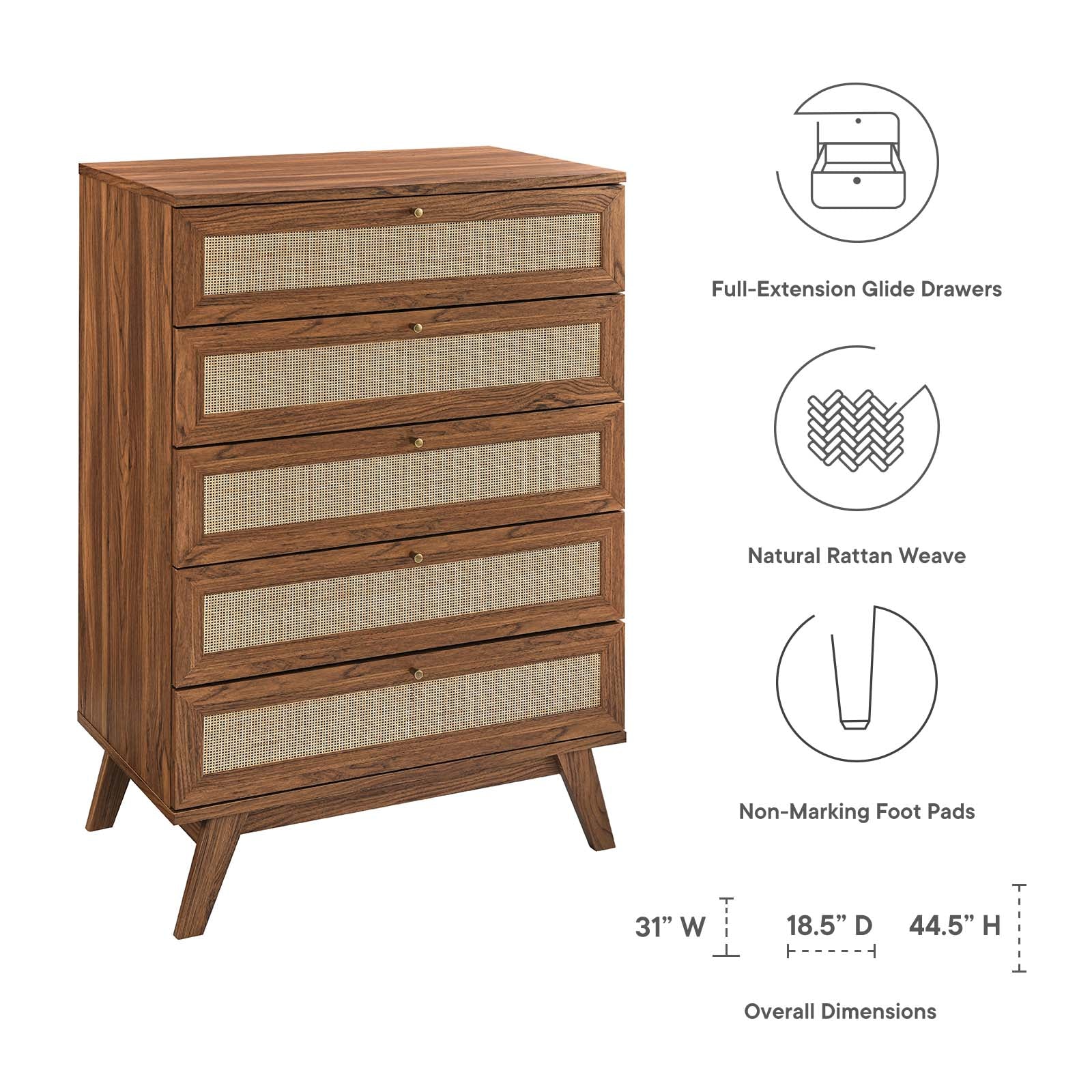 Soma 5-Drawer Chest By Modway - MOD-7052 - Image 12