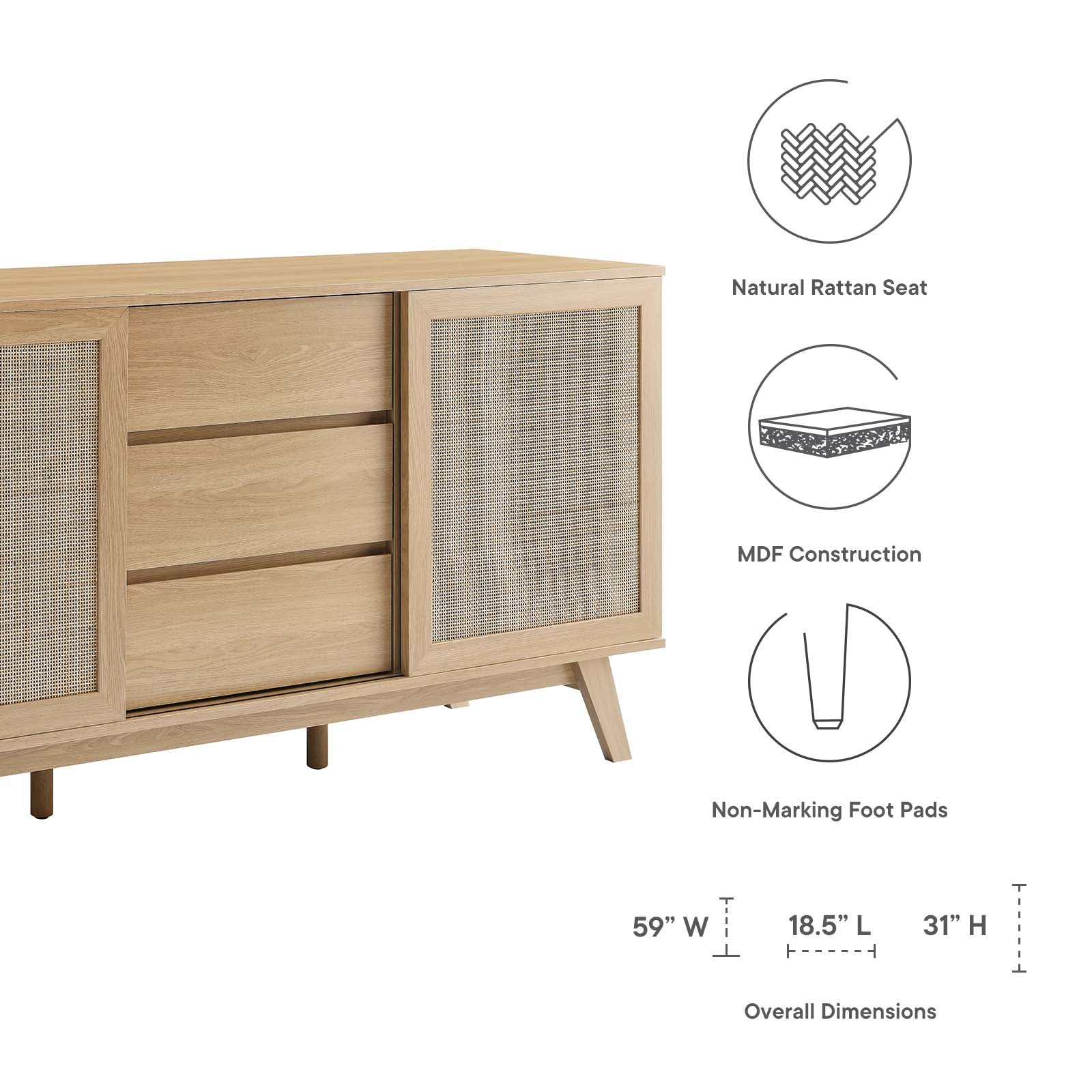 Soma 59" Sideboard By Modway - EEI-6043 - Image 11