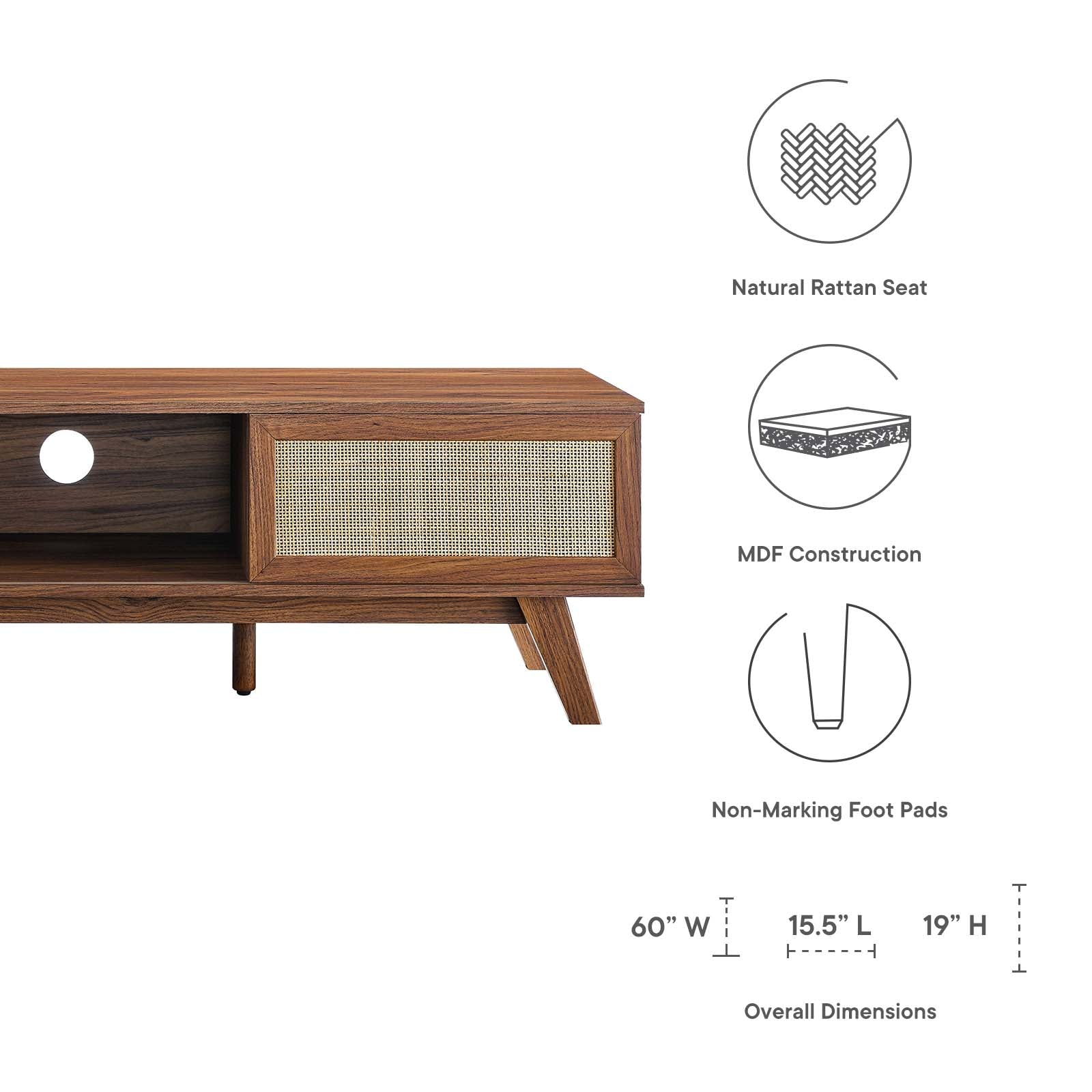 Soma 60" TV Stand By Modway - EEI-6040 - Image 15