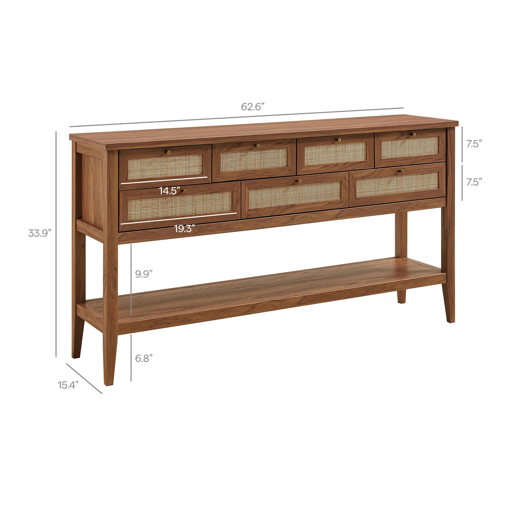 Soma 62 Inch Rattan Console Table by Modway - Image 20
