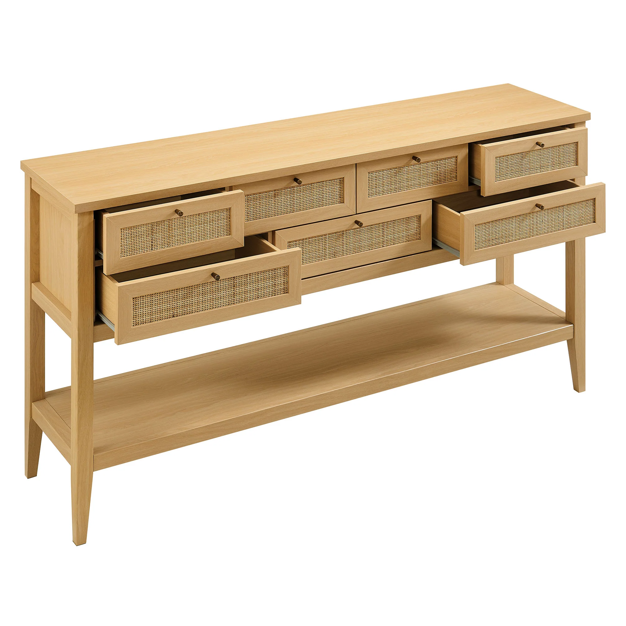 Soma 62 Inch Rattan Console Table by Modway - Image 5