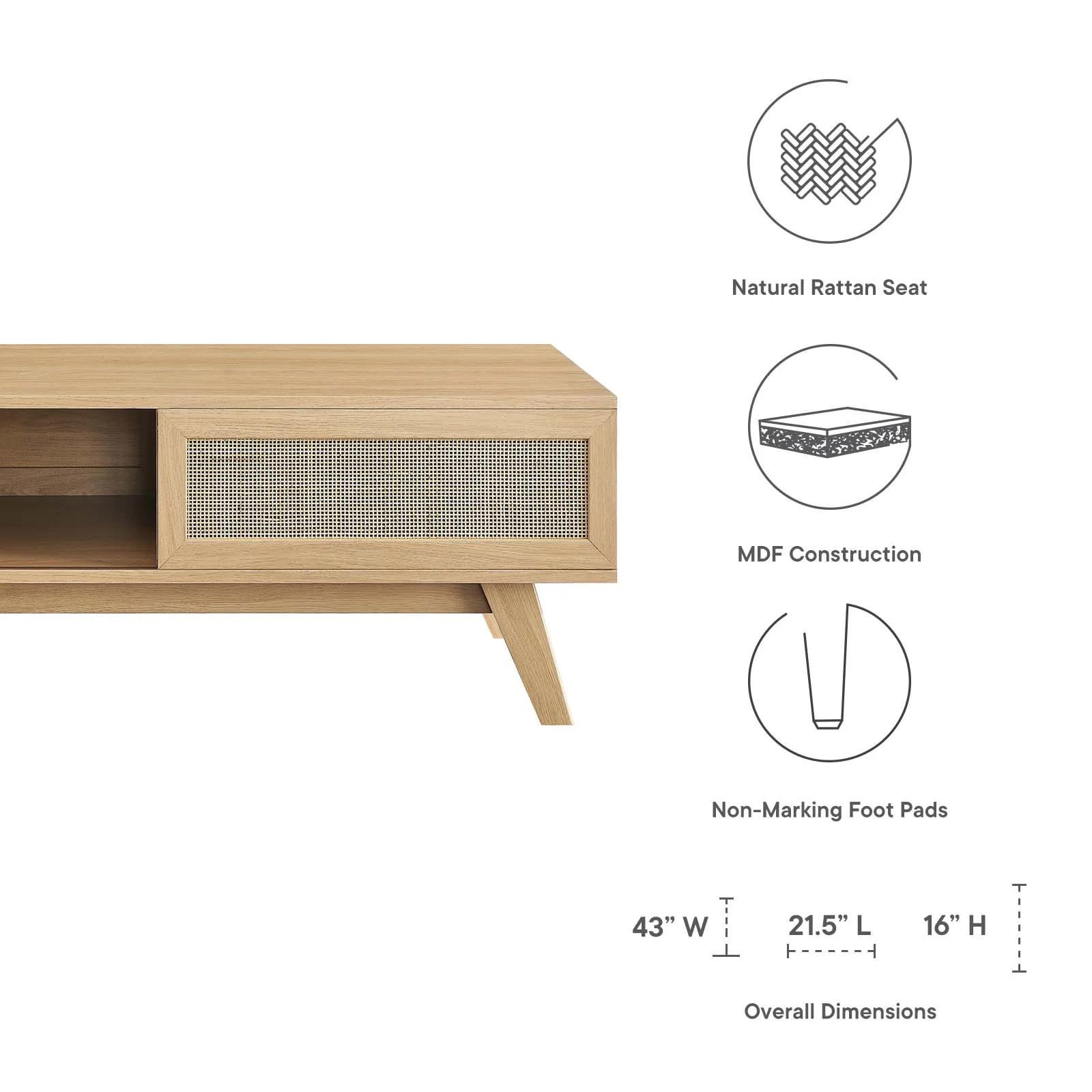 Soma Coffee Table By Modway - EEI-6041 - Image 7