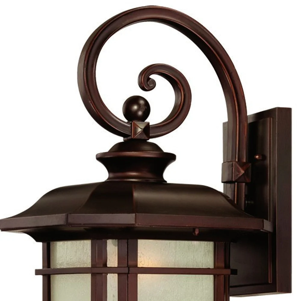 Somerset 1-Light Architectural Bronze Wall Light By Homeroots - Image 3