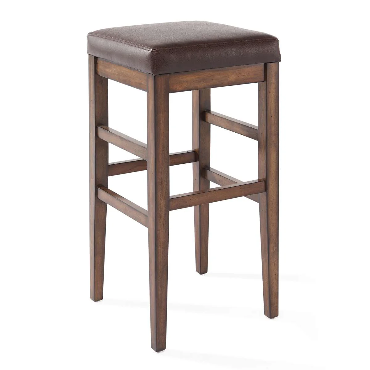 Sonata 26" Counter Height Wood Backless Barstool By Armen Living - Image 2