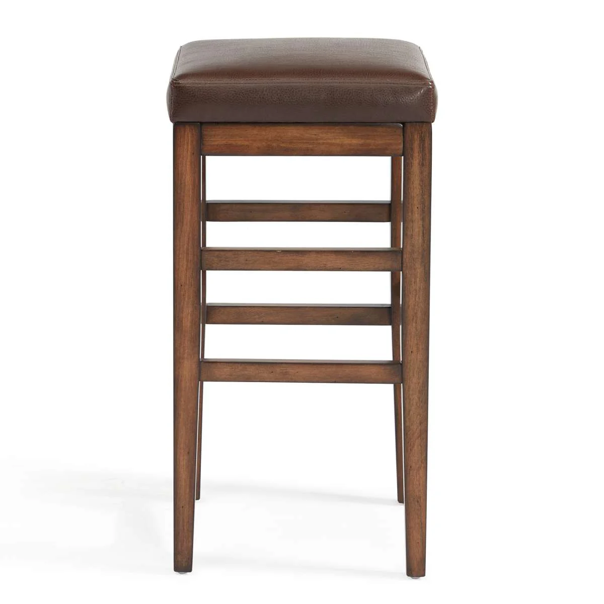 Sonata 26" Counter Height Wood Backless Barstool By Armen Living - Image 3