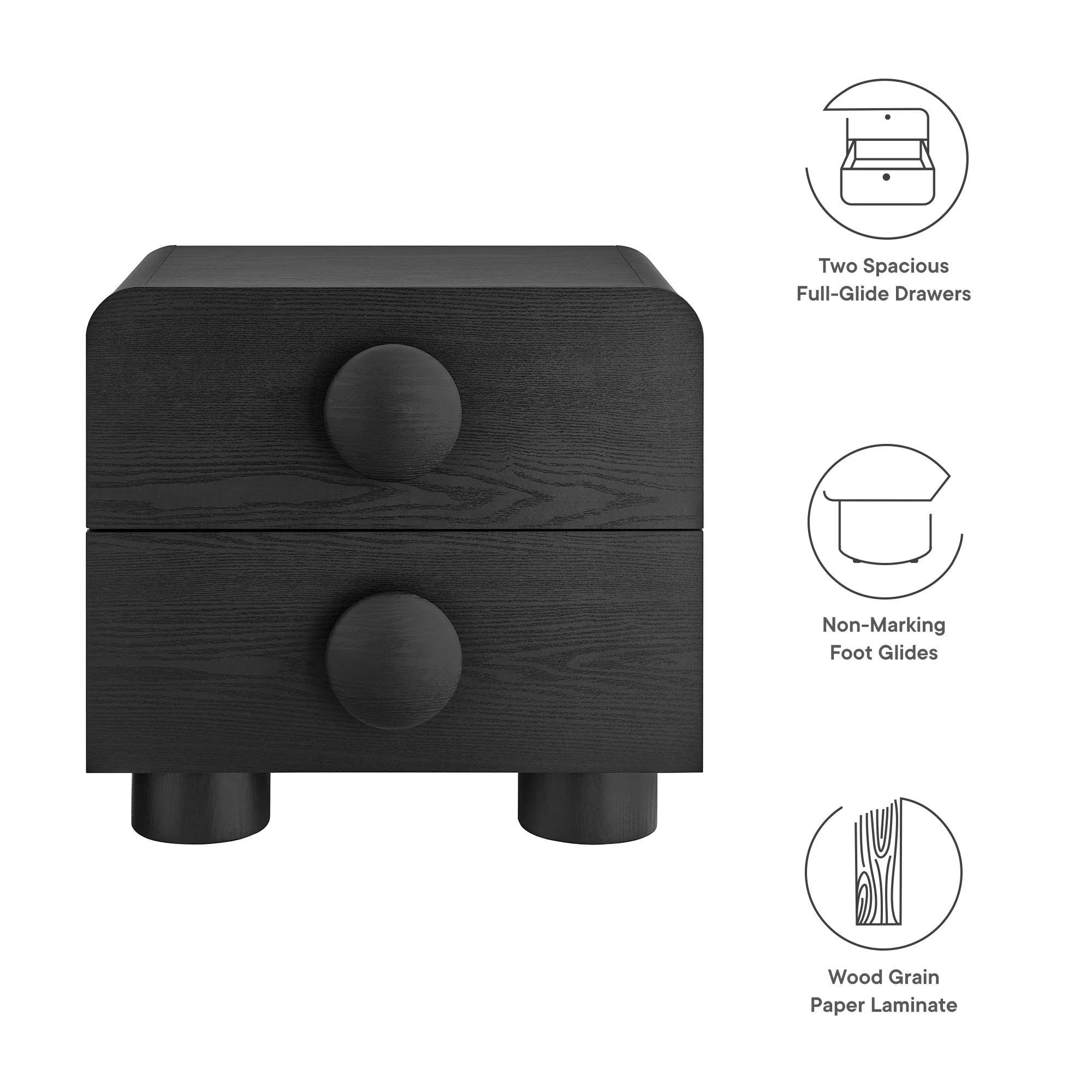 Sonnet 2-Drawer Nightstand by Modway - Image 17