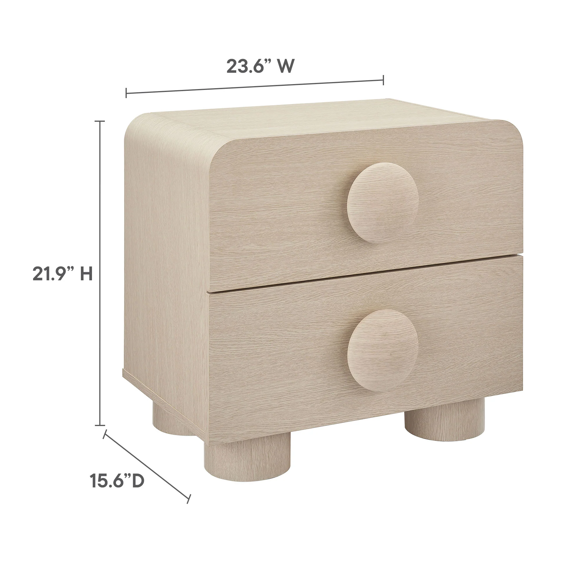 Sonnet 2-Drawer Nightstand by Modway - Image 9