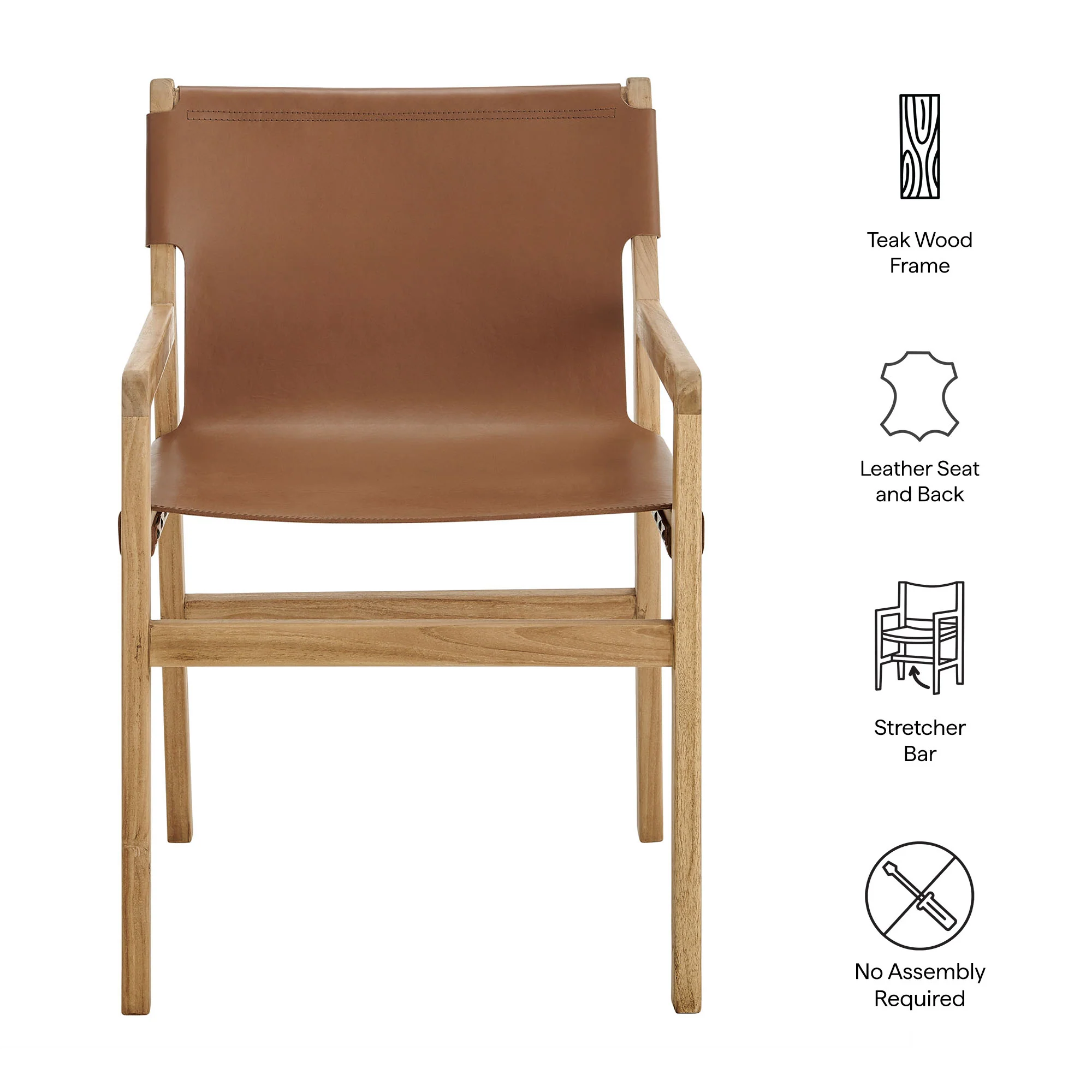 Sonora Leather Dining Chair by Modway - Image 10