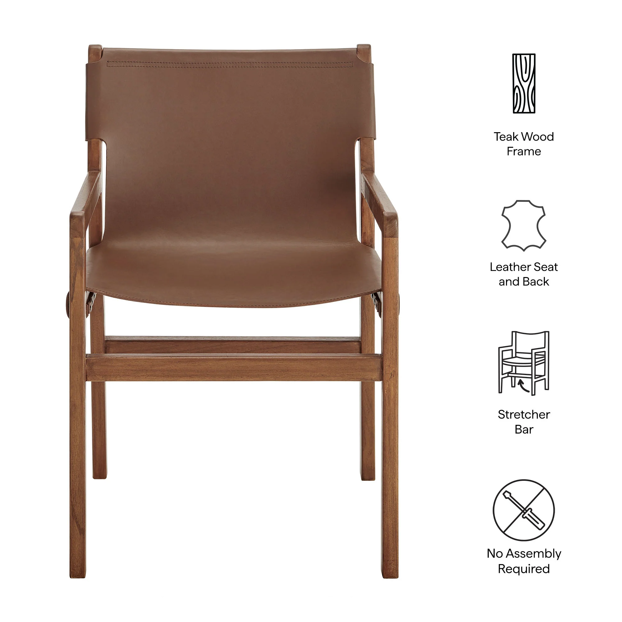 Sonora Leather Dining Chair by Modway - Image 21