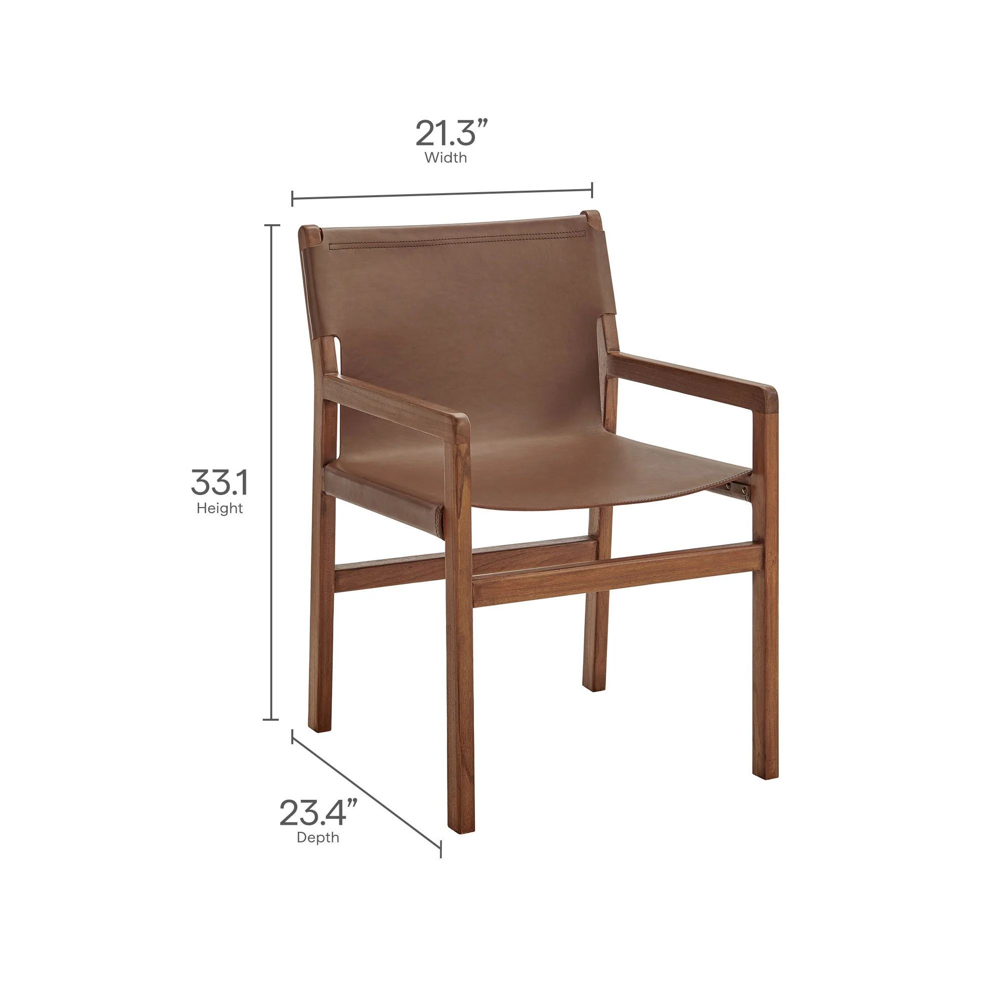 Sonora Leather Dining Chair by Modway - Image 22
