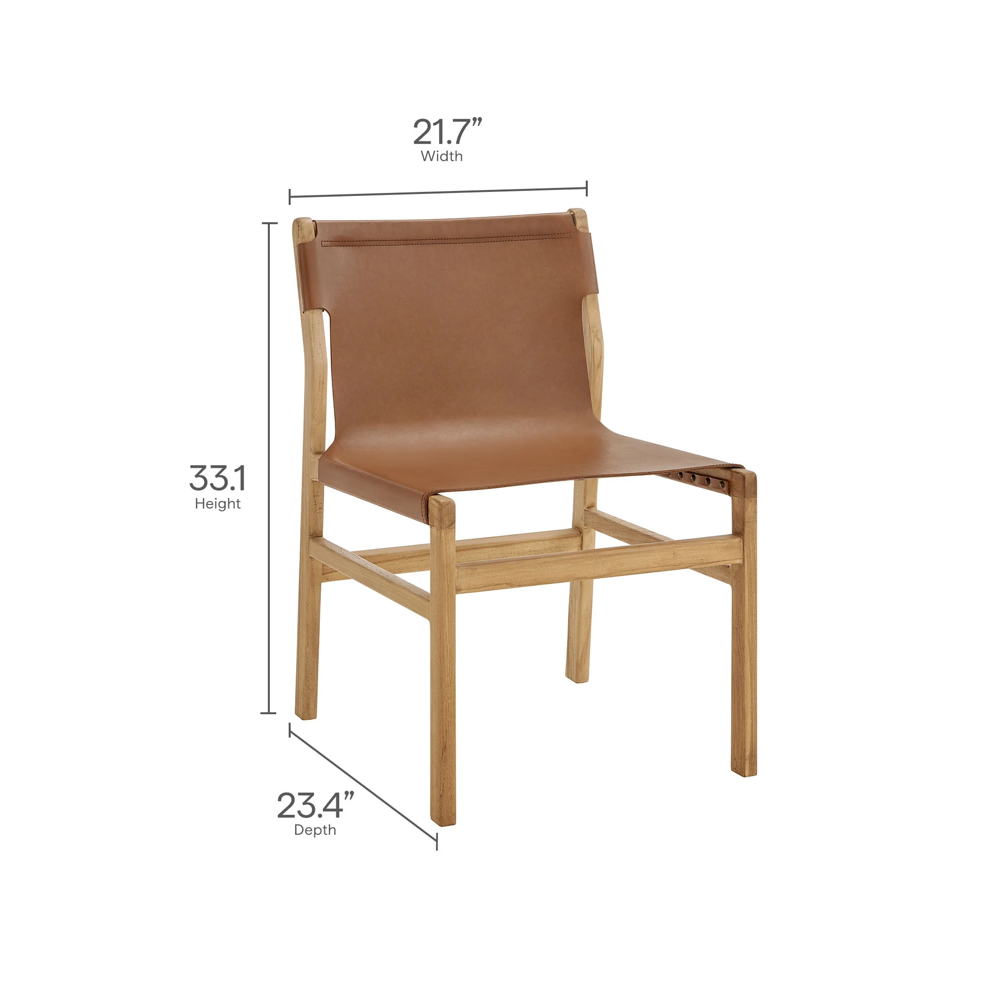 Sonora Leather Dining Side Chair by Modway - Image 10