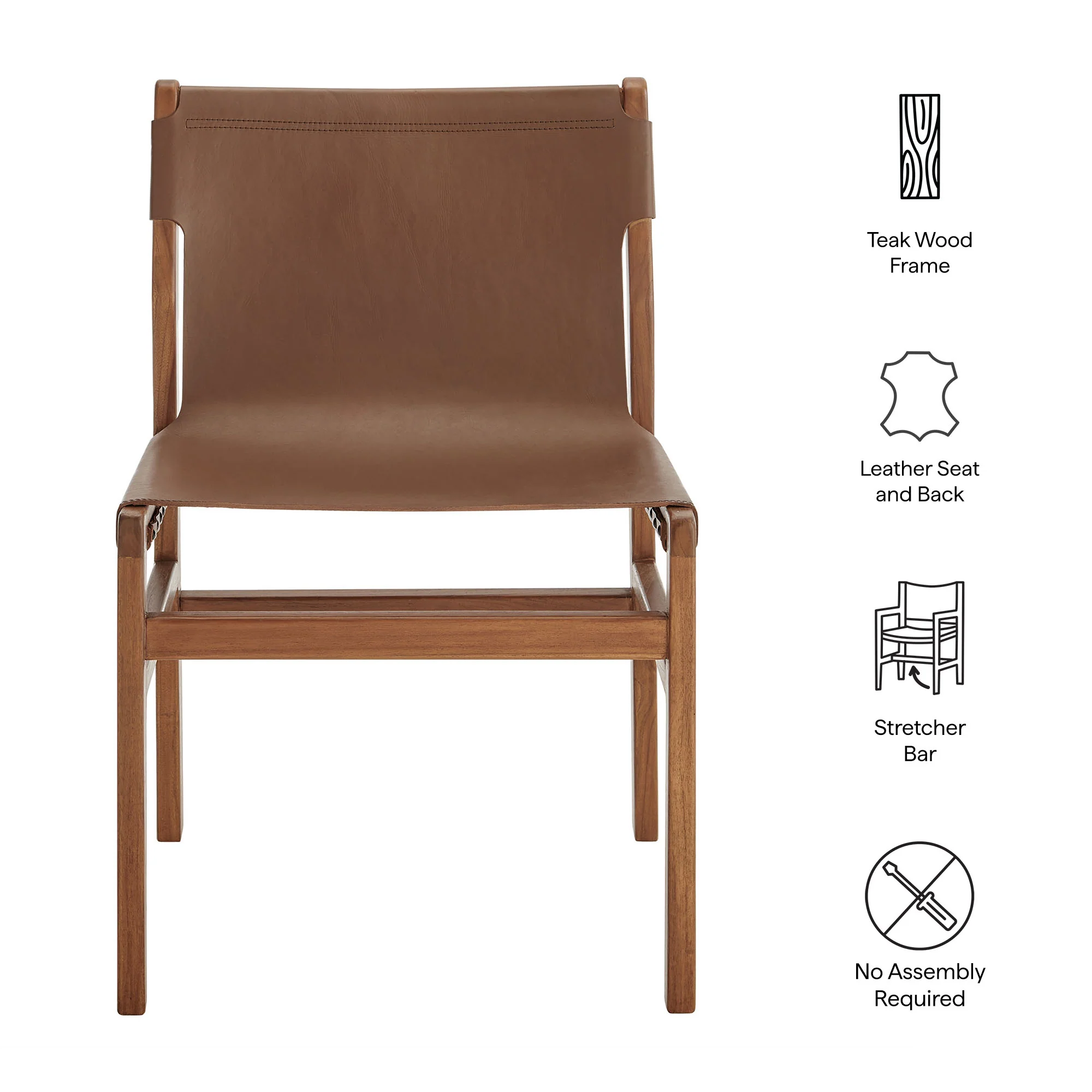 Sonora Leather Dining Side Chair by Modway - Image 19
