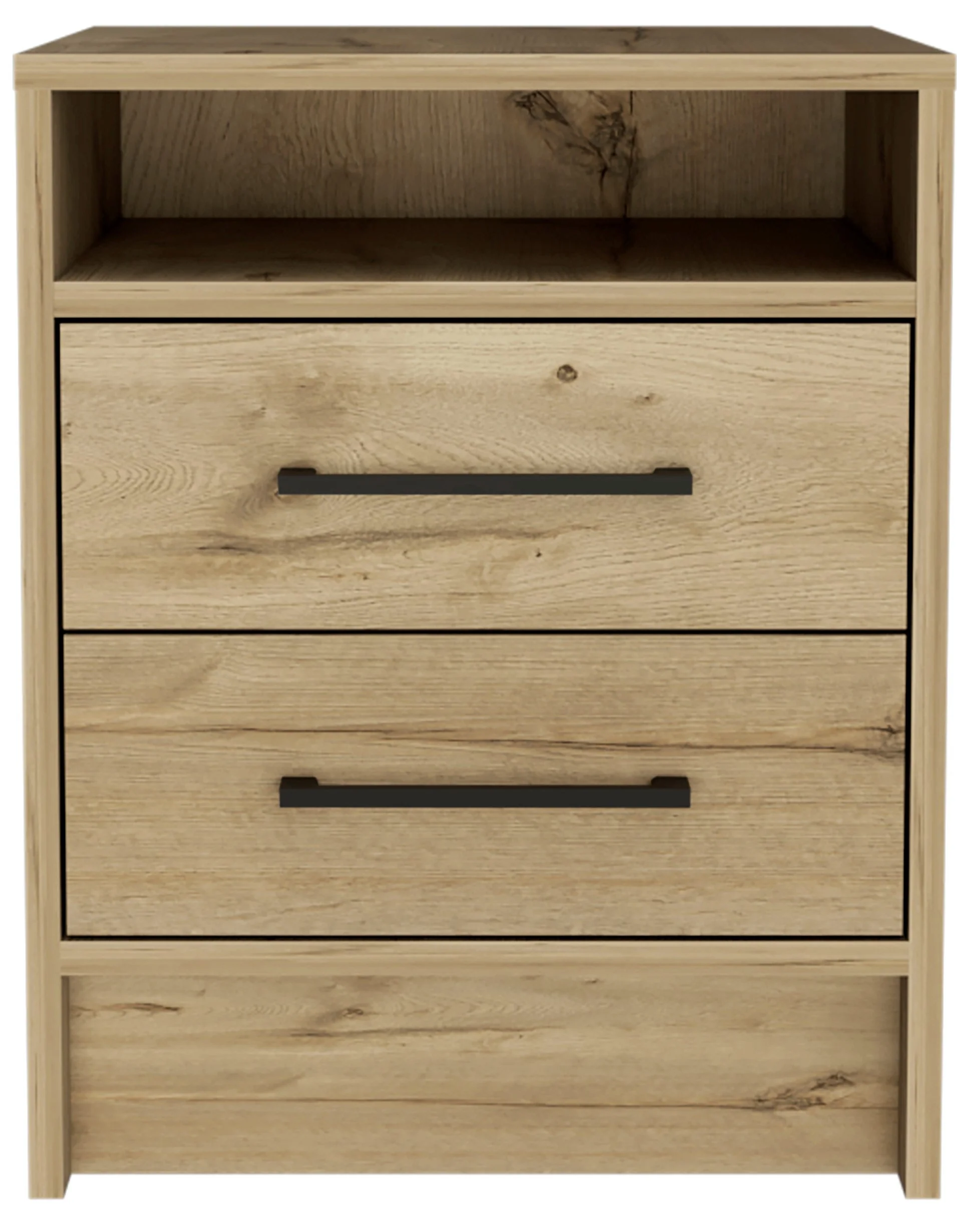 Sophisticated and Stylish Light Grey Nightstand By Homeroots - Image 2