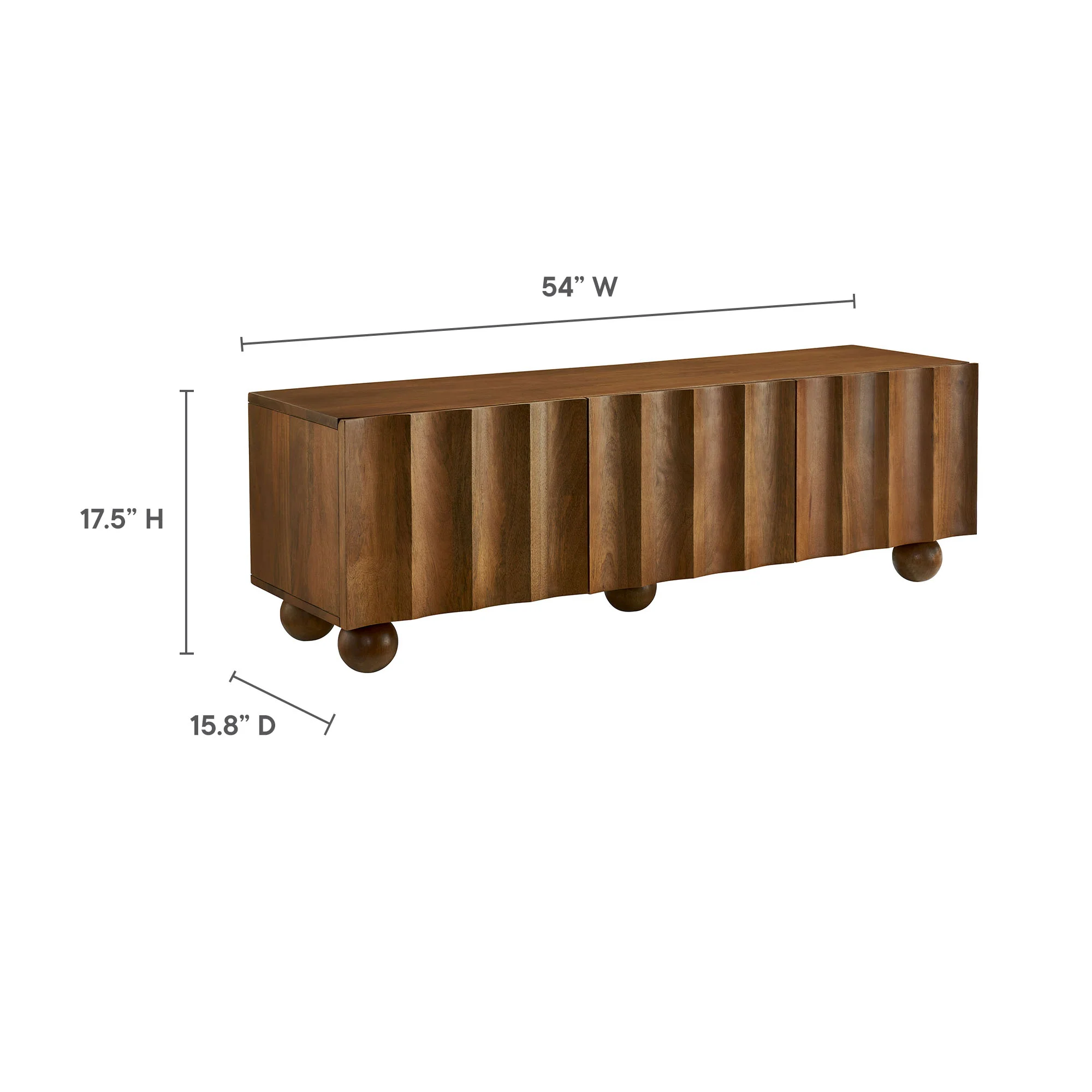 Sorren Scalloped 54" Wood TV Stand by Modway - Image 18