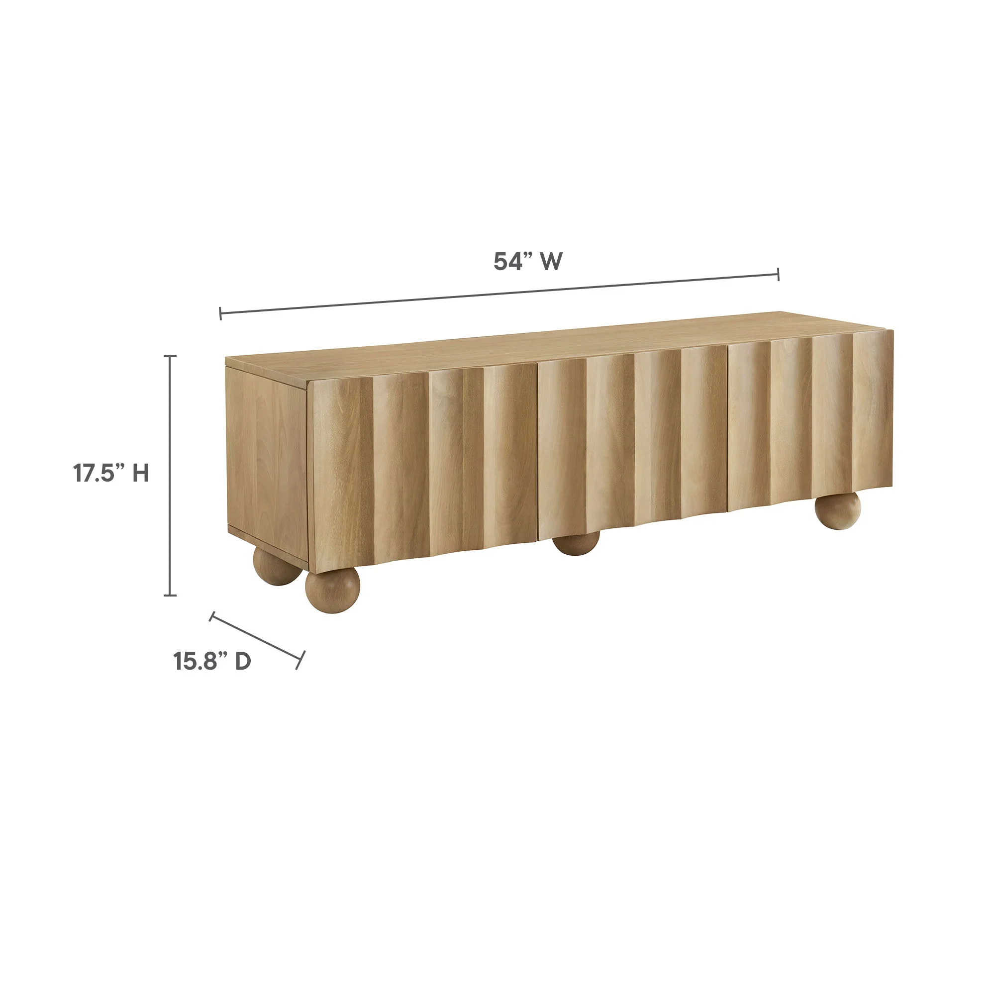 Sorren Scalloped 54" Wood TV Stand by Modway - Image 9