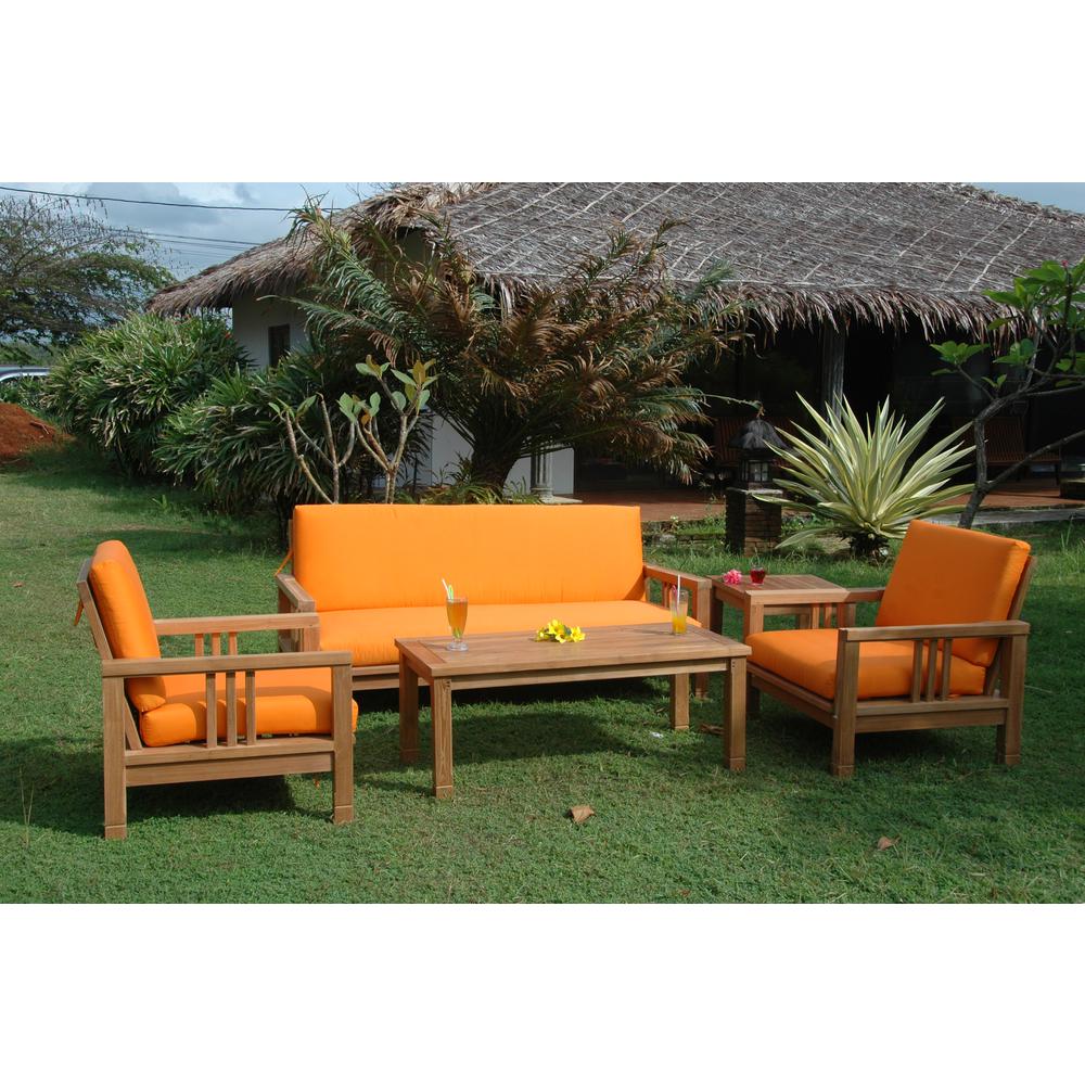 Southbay Deep Seating 5-Pieces Conversation Set B By Anderson Teak - Image 3