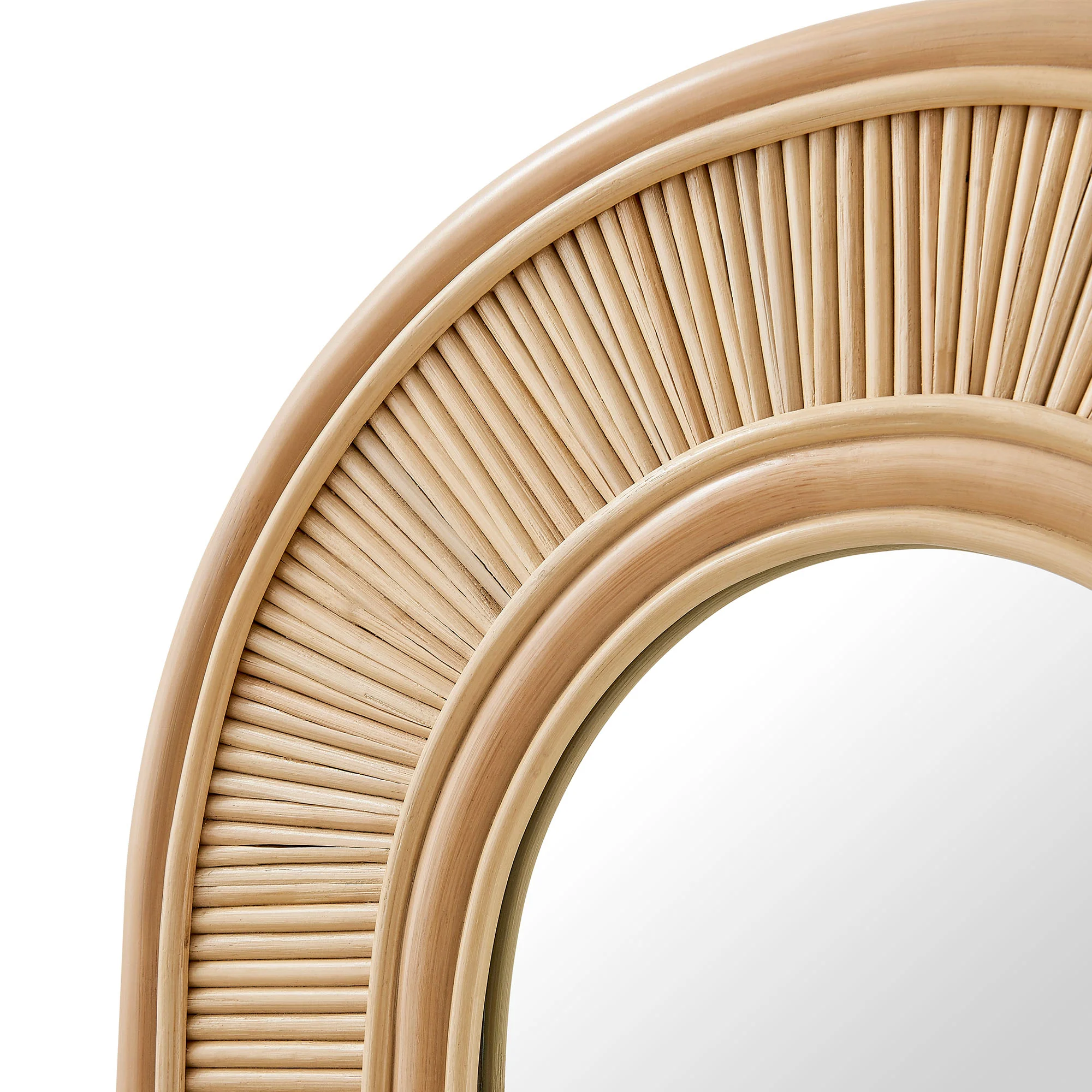Sovana Oval Rattan Wall Mirror by Modway - Image 4