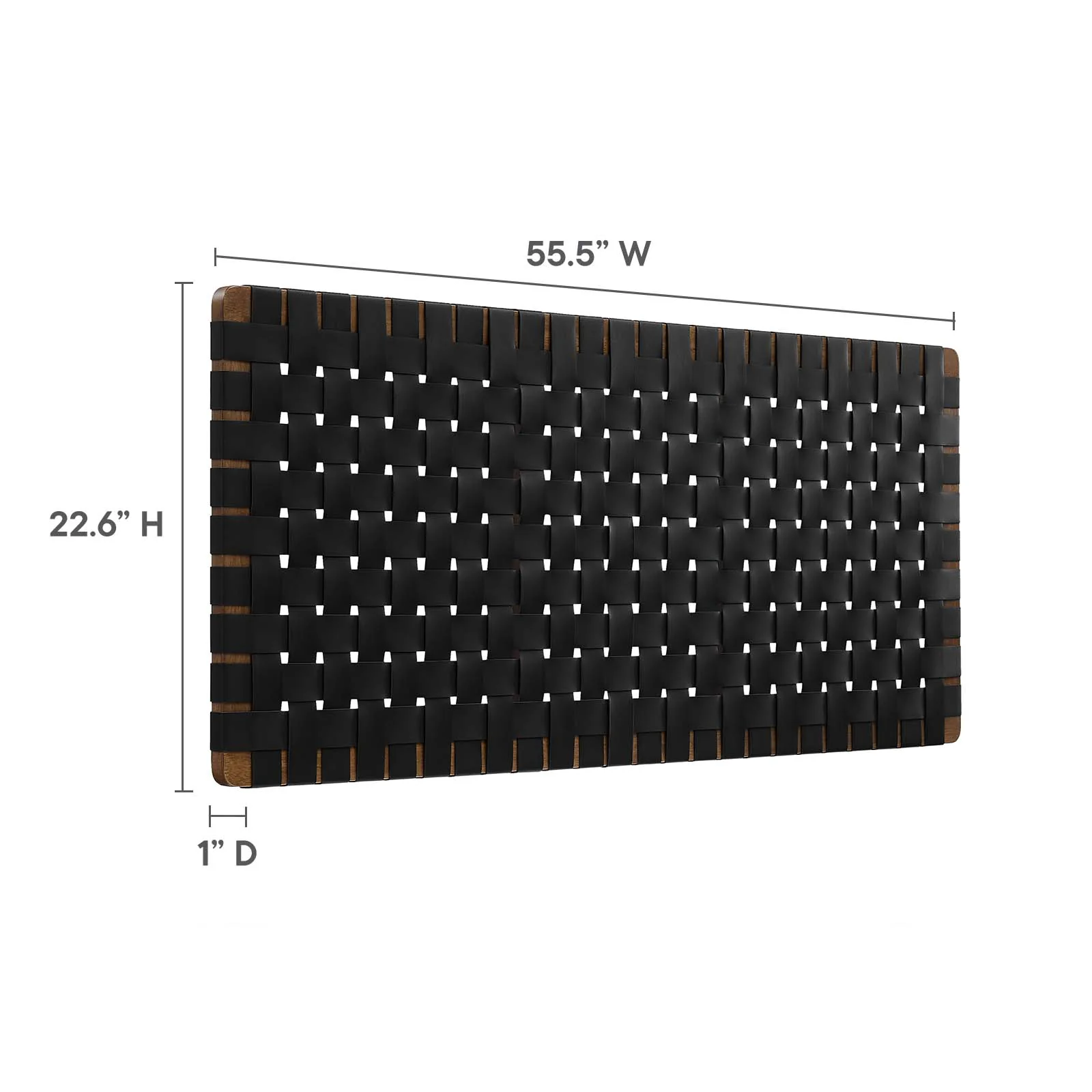 Sparta Weave Full Vegan Leather Headboard By Modway - MOD-7122 - Image 19