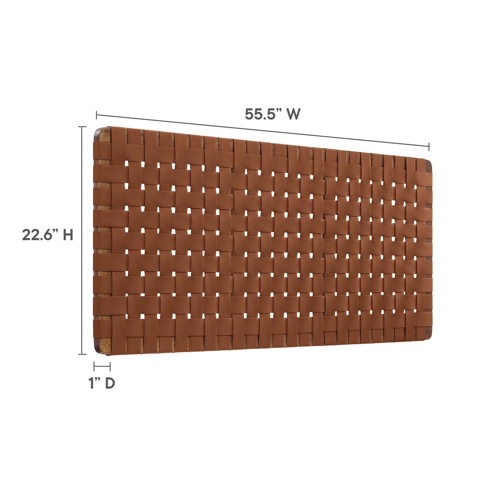 Sparta Weave Full Vegan Leather Headboard By Modway - MOD-7122 - Image 26
