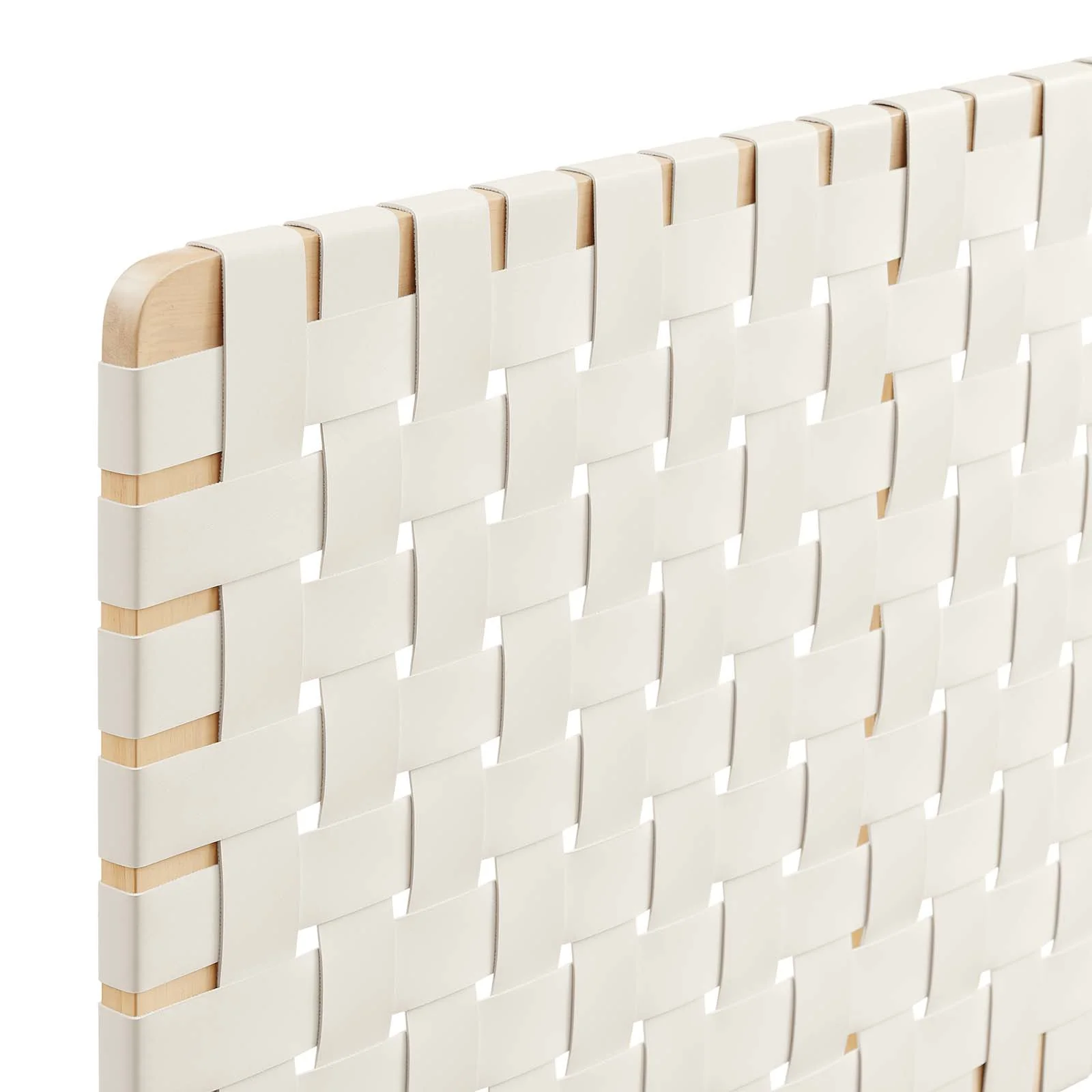 Sparta Weave Full Vegan Leather Headboard By Modway - MOD-7122 - Image 4