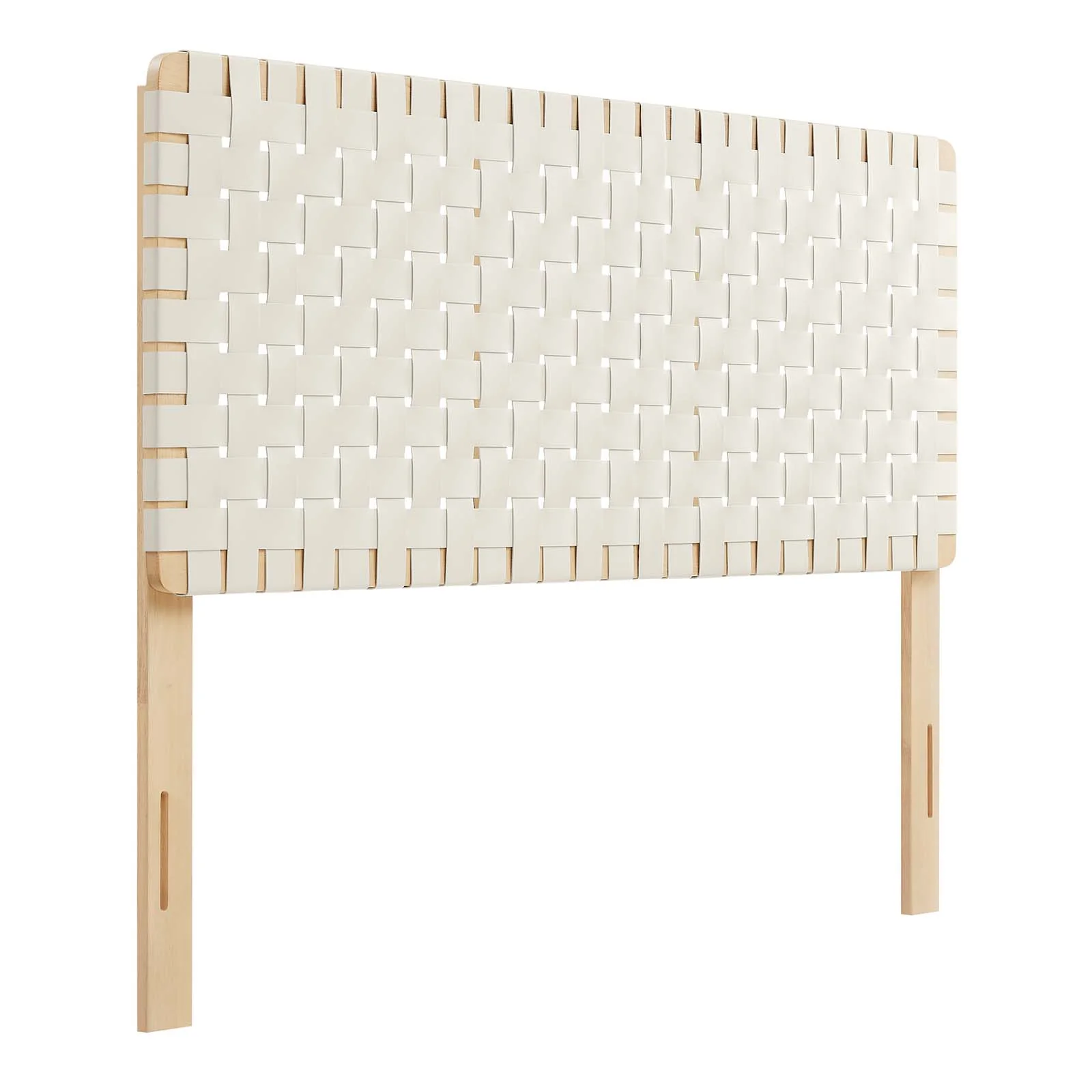 Sparta Weave Full Vegan Leather Headboard By Modway - MOD-7123 - Image 2