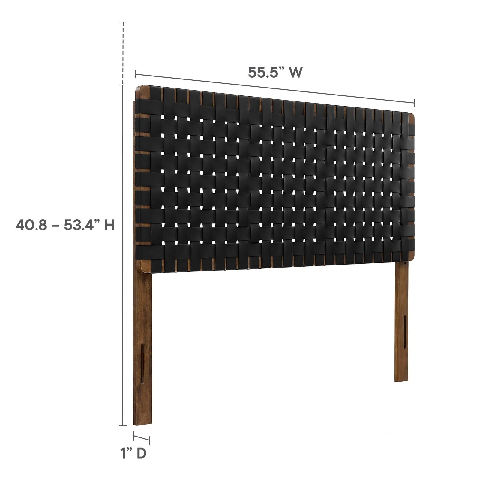 Sparta Weave Full Vegan Leather Headboard By Modway - MOD-7123 - Image 22