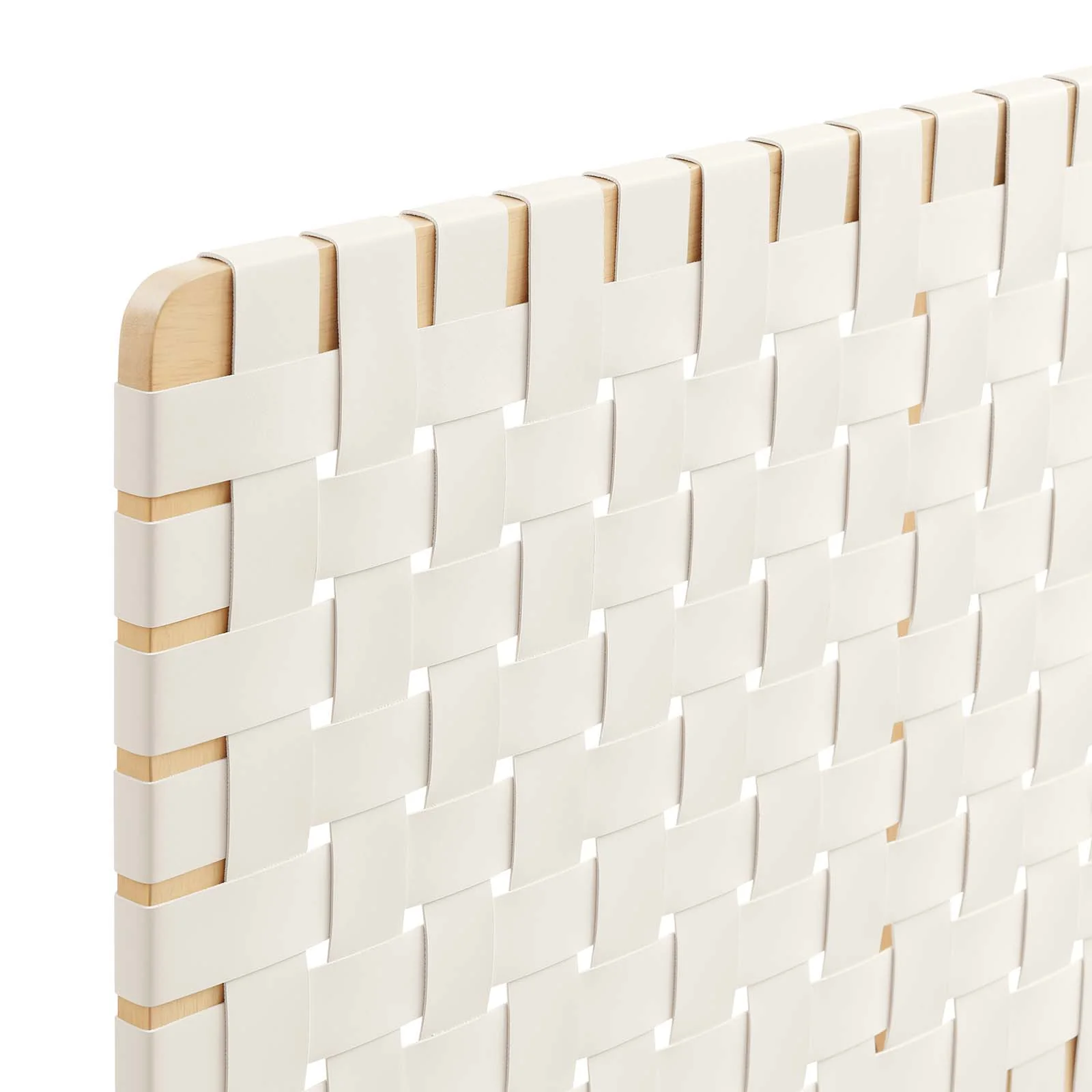 Sparta Weave Full Vegan Leather Headboard By Modway - MOD-7123 - Image 5