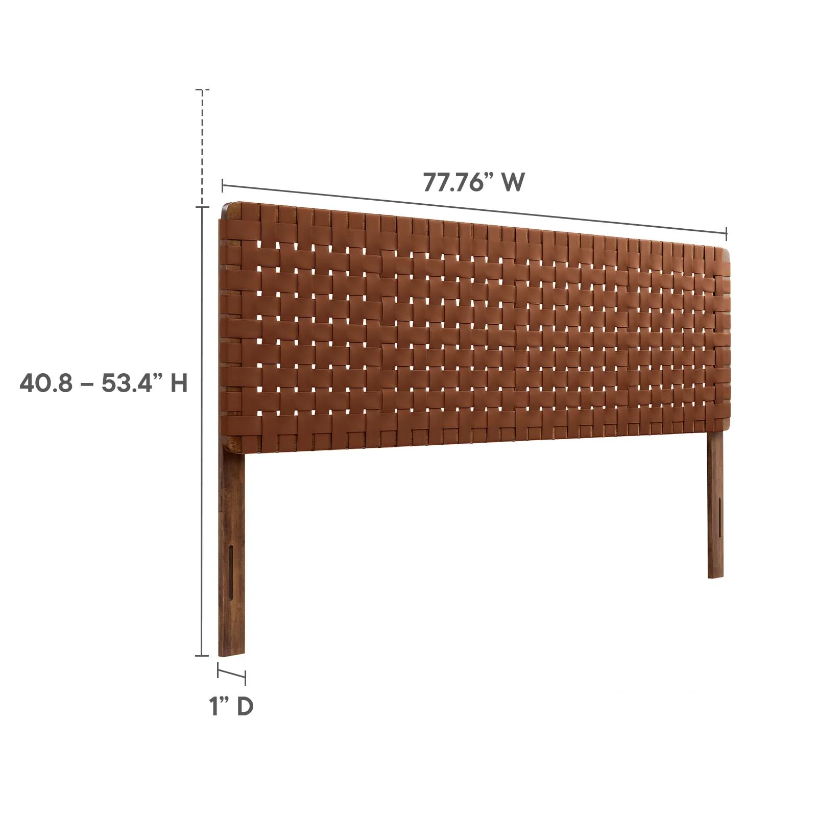 Sparta Weave King Vegan Leather Headboard By Modway - MOD-7127 - Image 30
