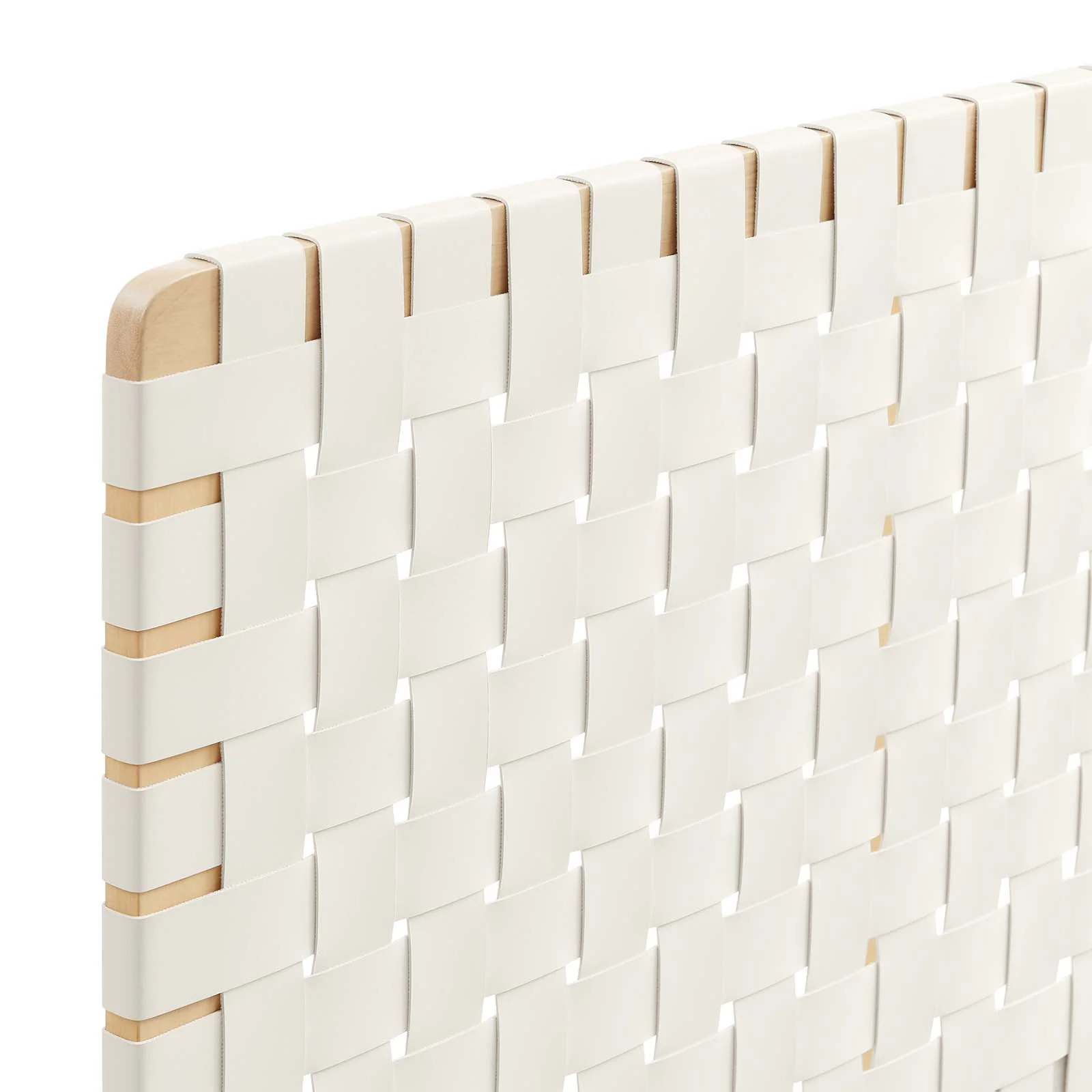 Sparta Weave King Vegan Leather Headboard By Modway - MOD-7127 - Image 5