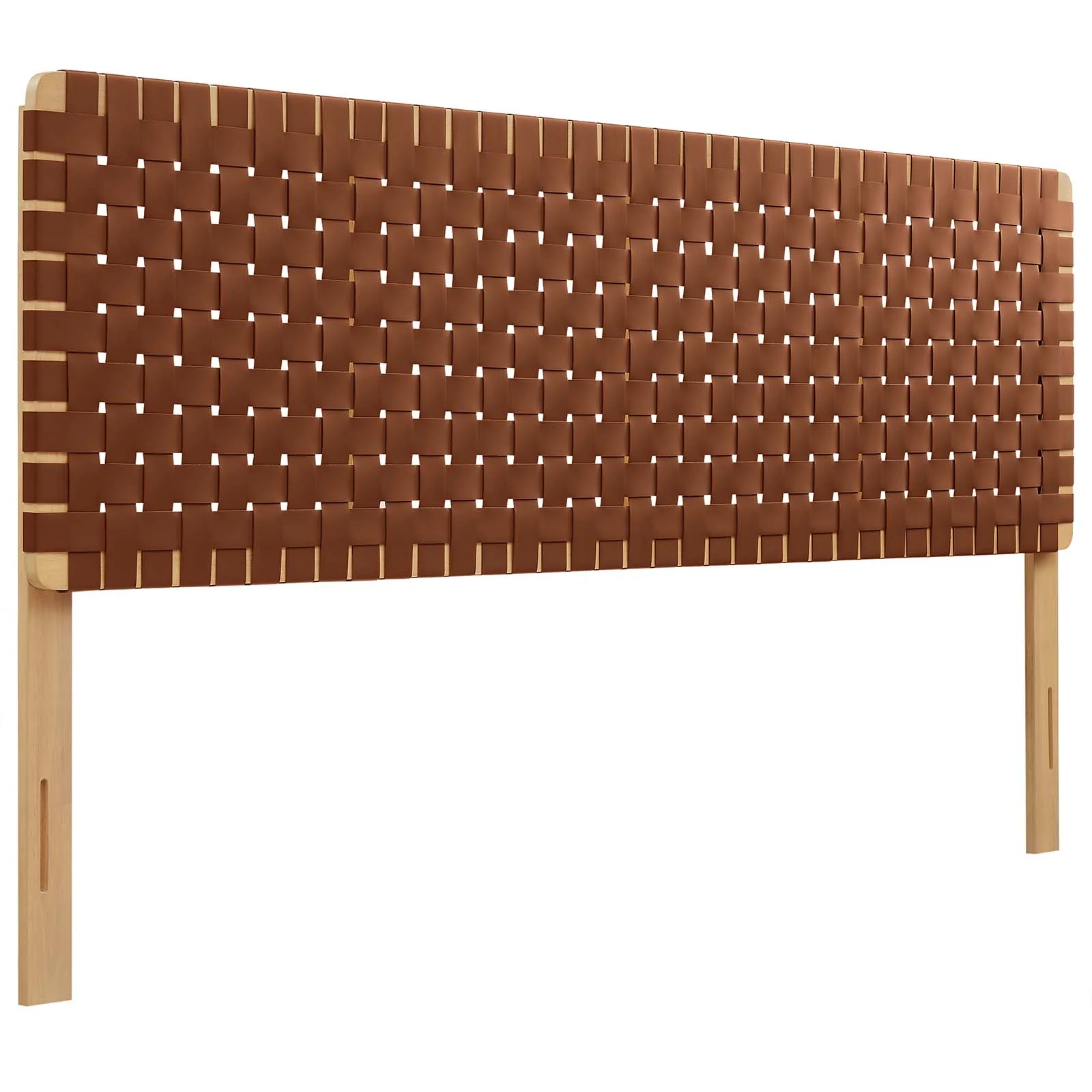 Sparta Weave King Vegan Leather Headboard By Modway - MOD-7127 - Image 9