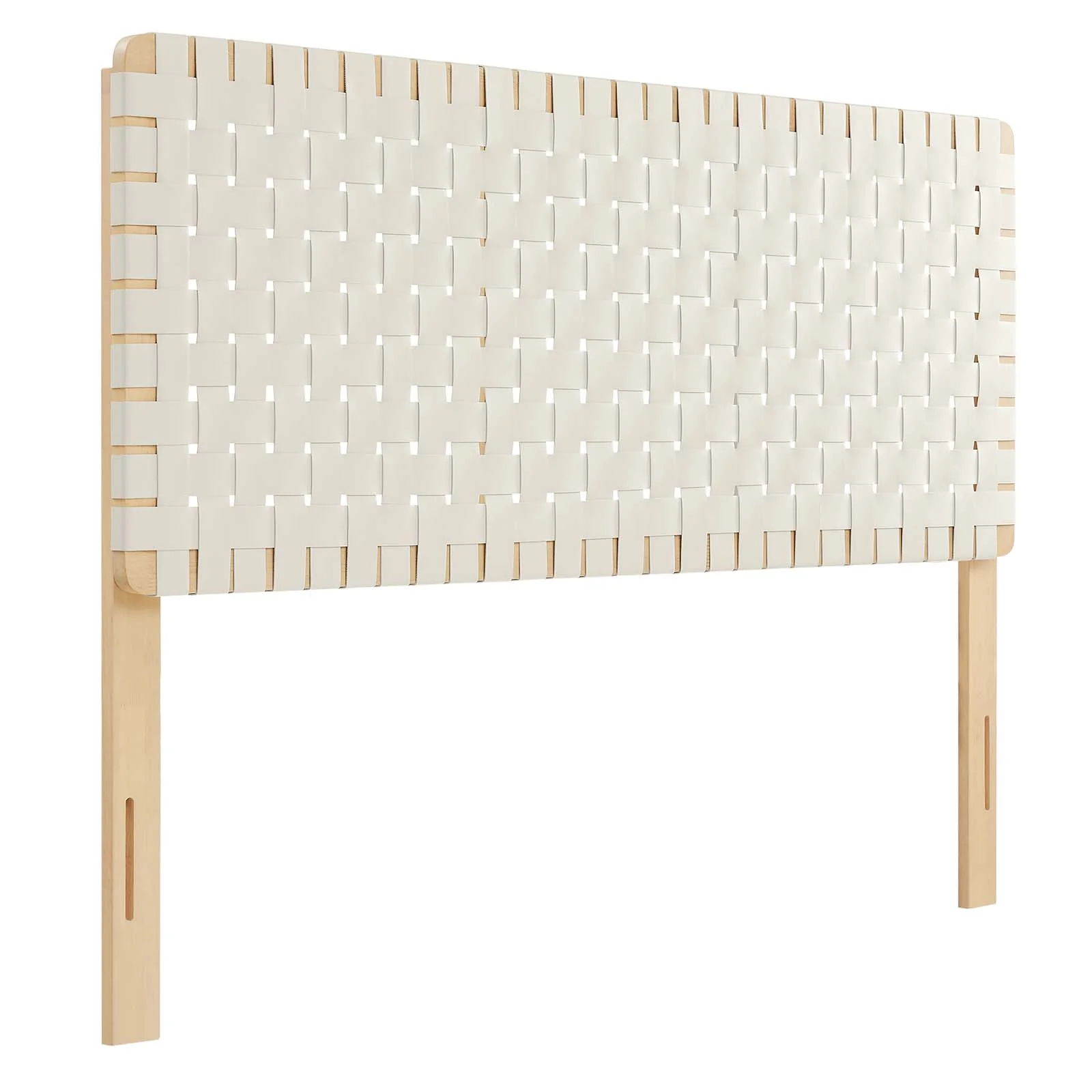 Sparta Weave Queen Vegan Leather Headboard By Modway - MOD-7125 - Image 2
