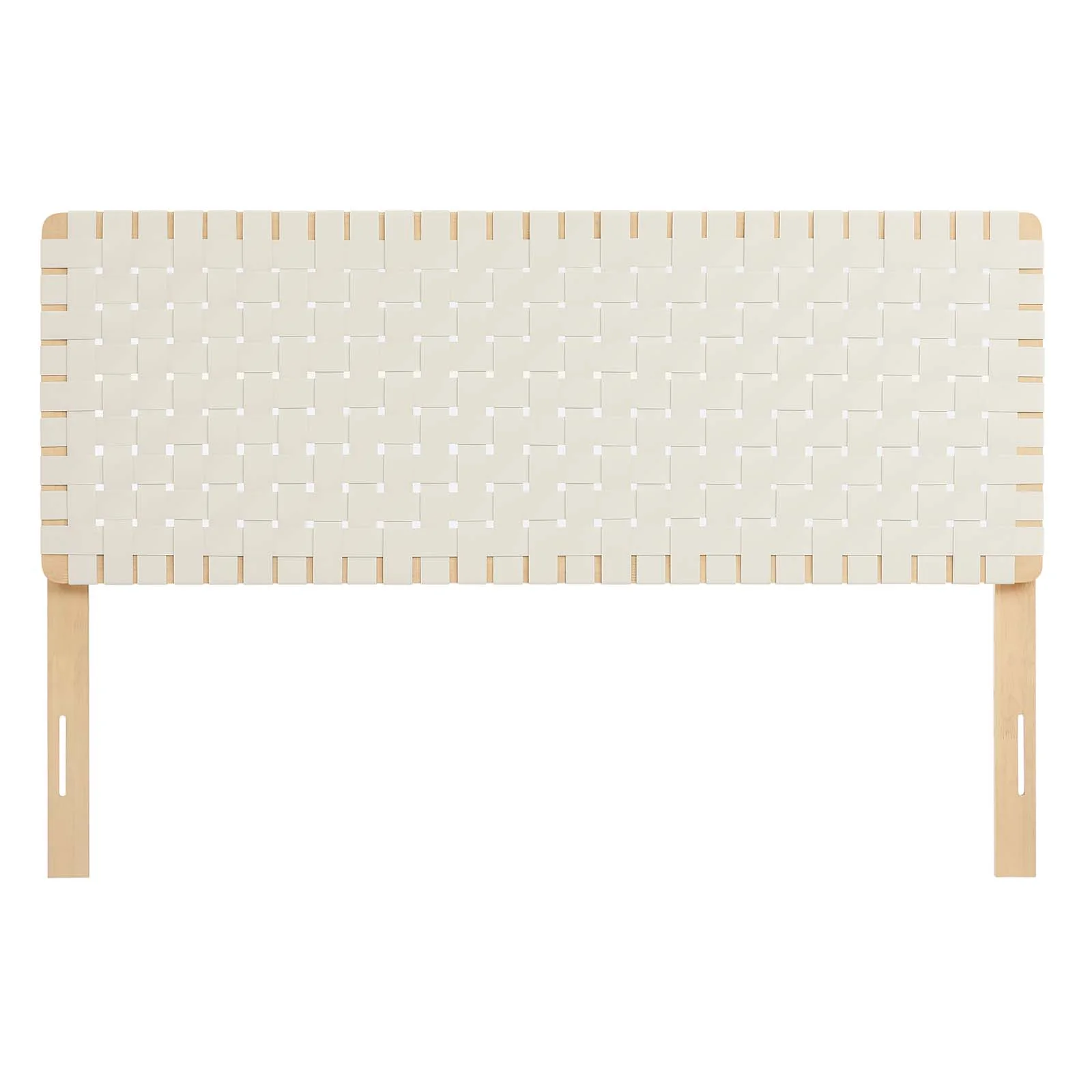 Sparta Weave Queen Vegan Leather Headboard By Modway - MOD-7125 - Image 3