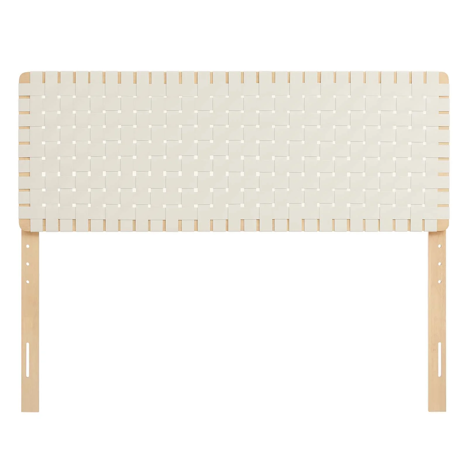 Sparta Weave Queen Vegan Leather Headboard By Modway - MOD-7125 - Image 4
