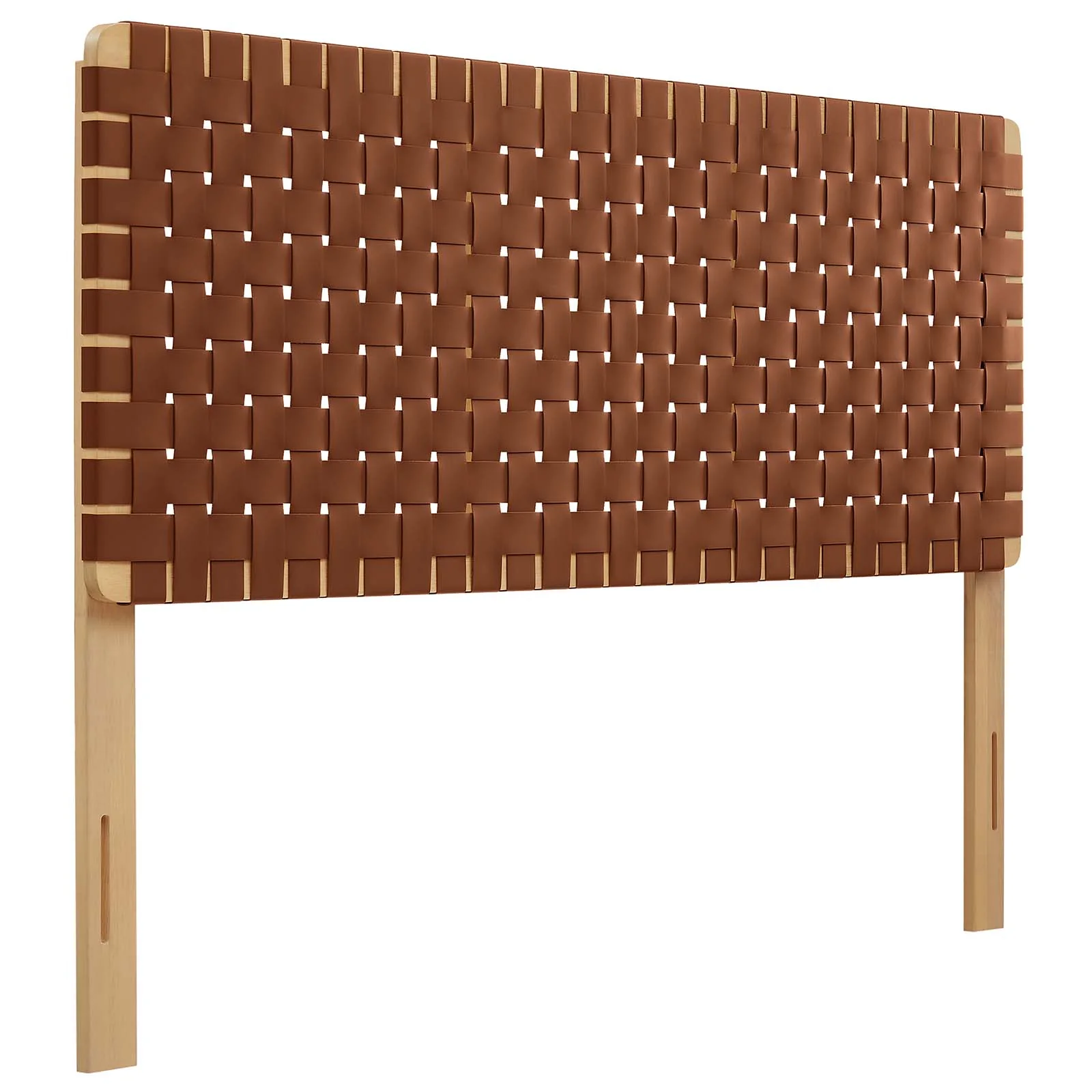 Sparta Weave Queen Vegan Leather Headboard By Modway - MOD-7125 - Image 9