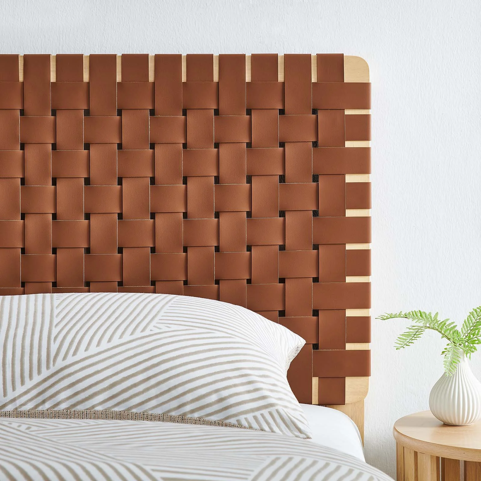Sparta Weave Twin Vegan Leather Headboard By Modway - MOD-7121 - Image 16