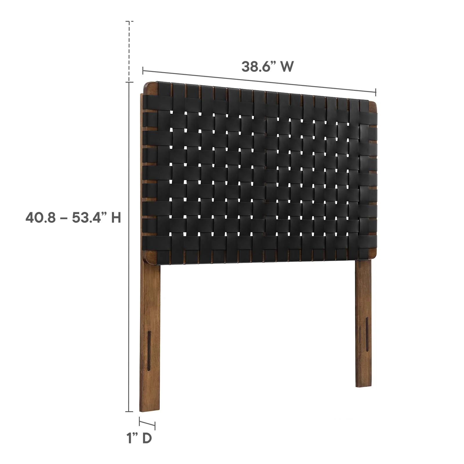 Sparta Weave Twin Vegan Leather Headboard By Modway - MOD-7121 - Image 23