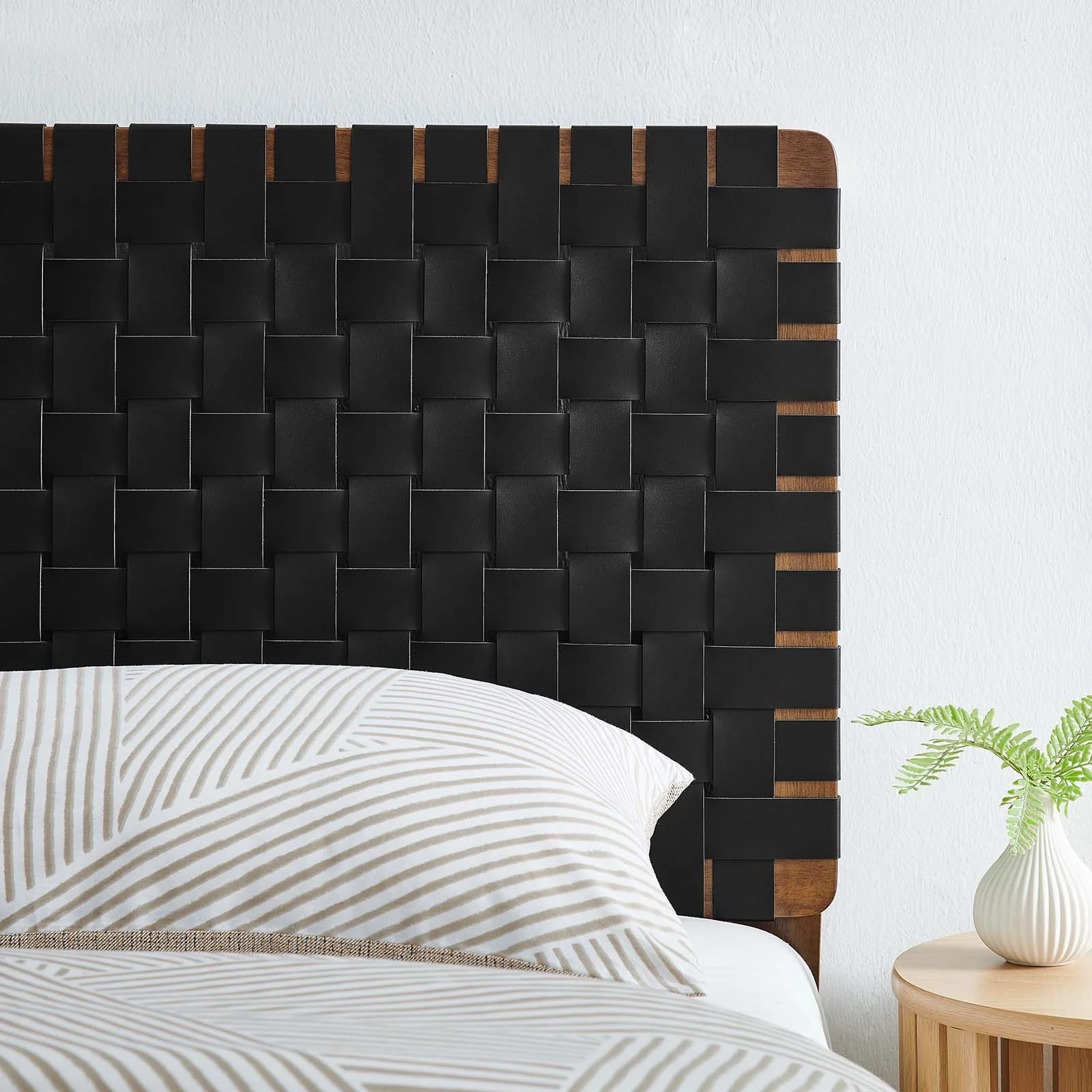 Sparta Weave Twin Vegan Leather Headboard By Modway - MOD-7121 - Image 24