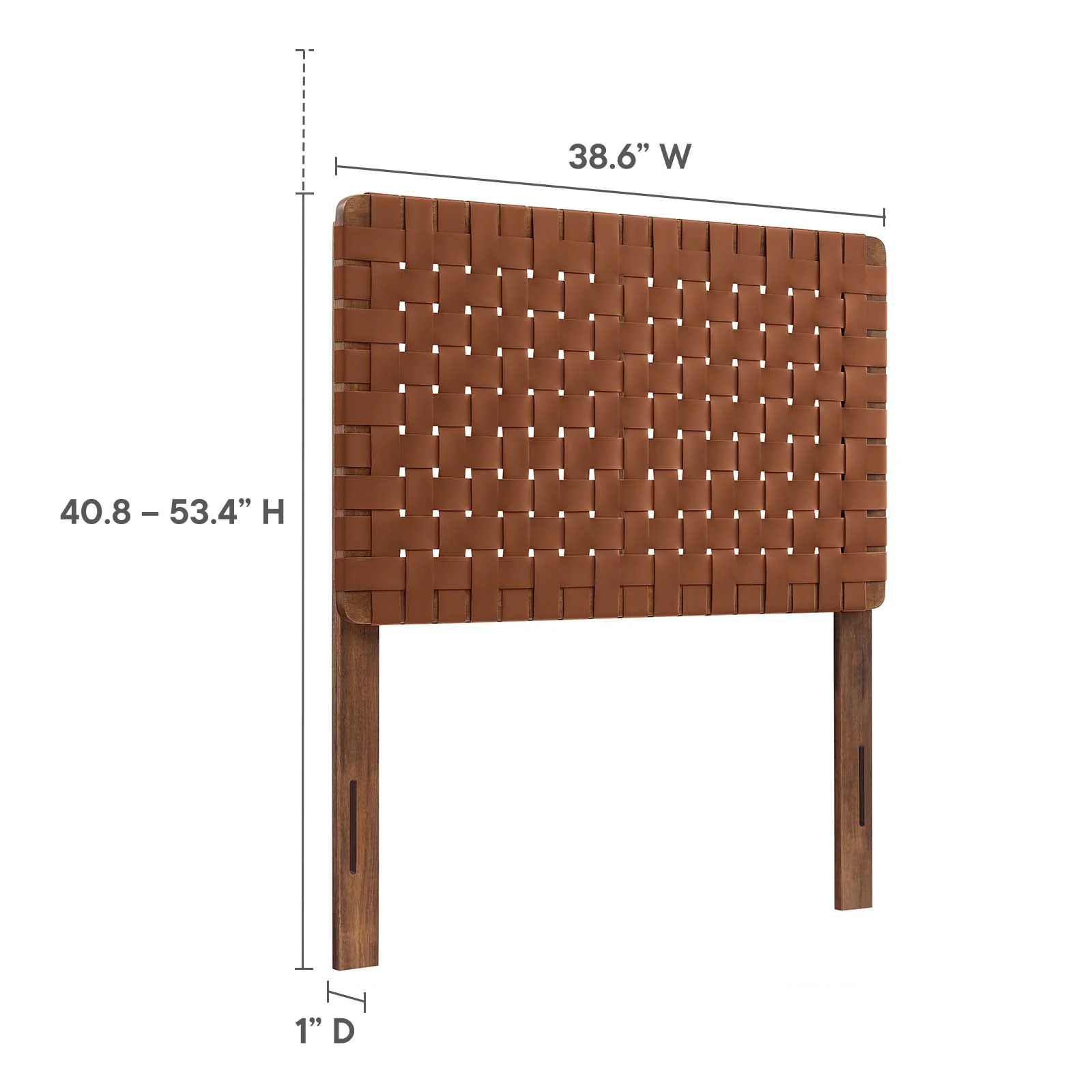 Sparta Weave Twin Vegan Leather Headboard By Modway - MOD-7121 - Image 31