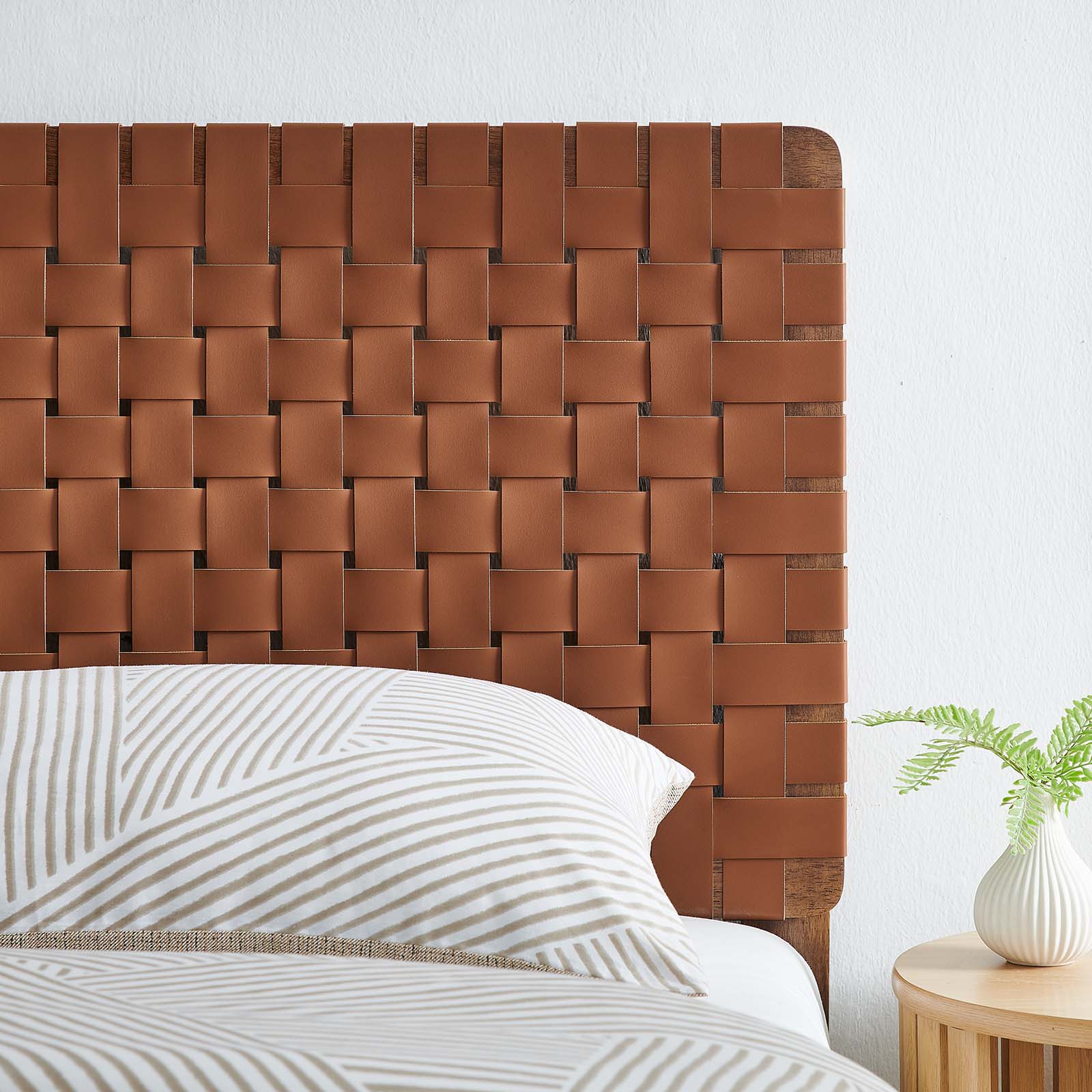 Sparta Weave Twin Vegan Leather Headboard By Modway - MOD-7121 - Image 32