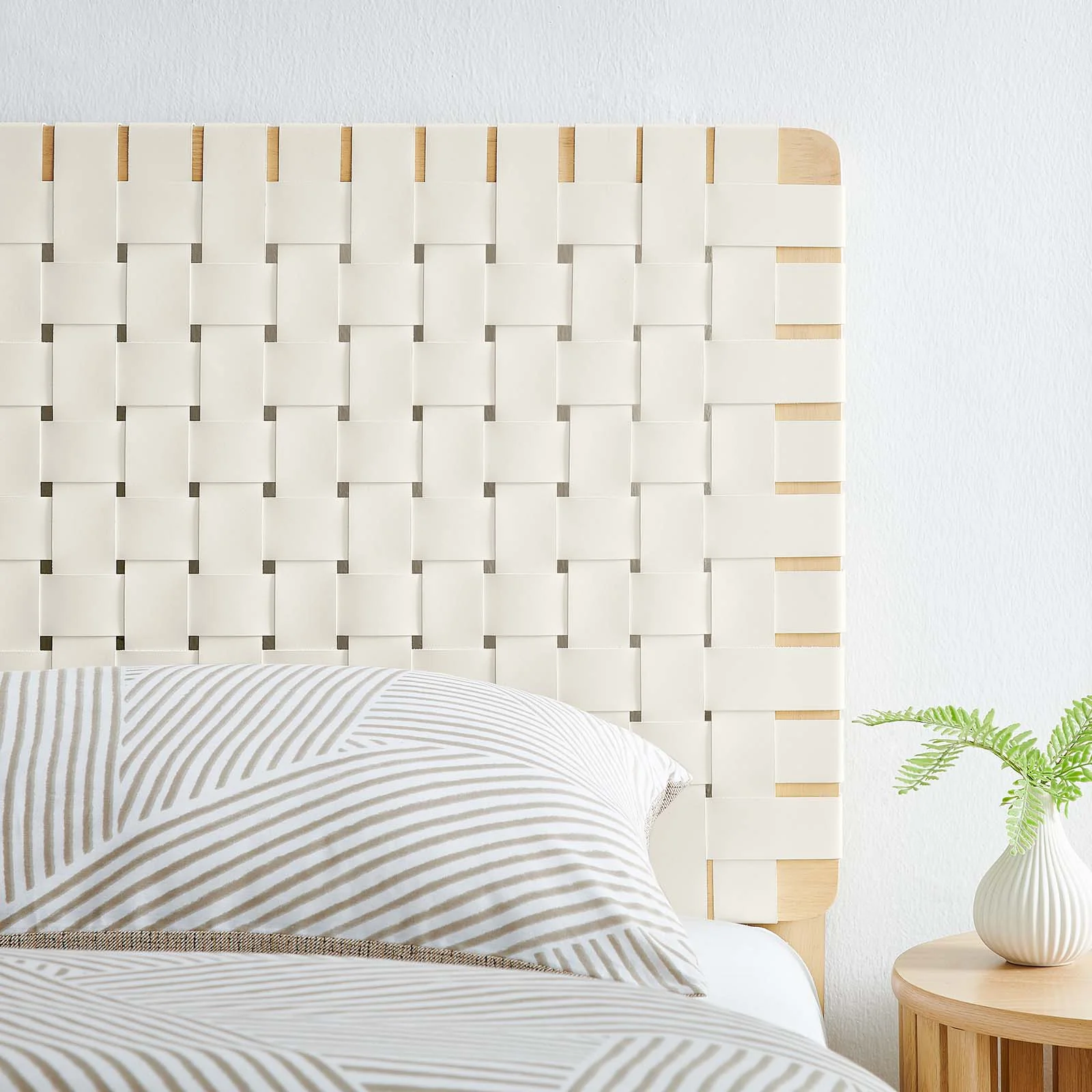 Sparta Weave Twin Vegan Leather Headboard By Modway - MOD-7121 - Image 4