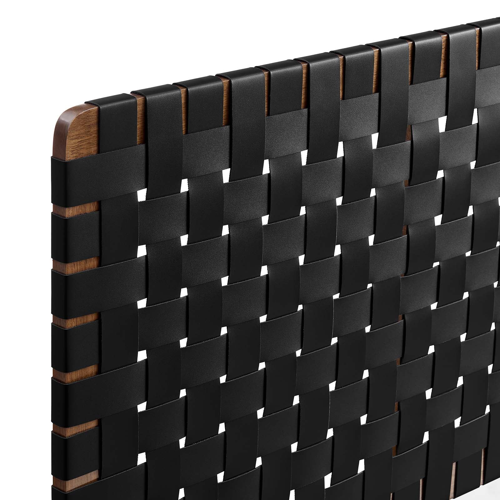 Sparta Weave Wall-Mount King Vegan Leather Headboard By Modway - MOD-7126 - Image 17