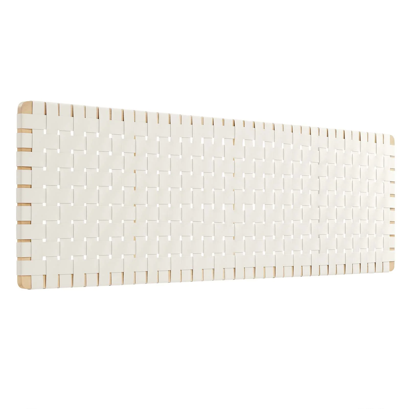Sparta Weave Wall-Mount King Vegan Leather Headboard By Modway - MOD-7126 - Image 2
